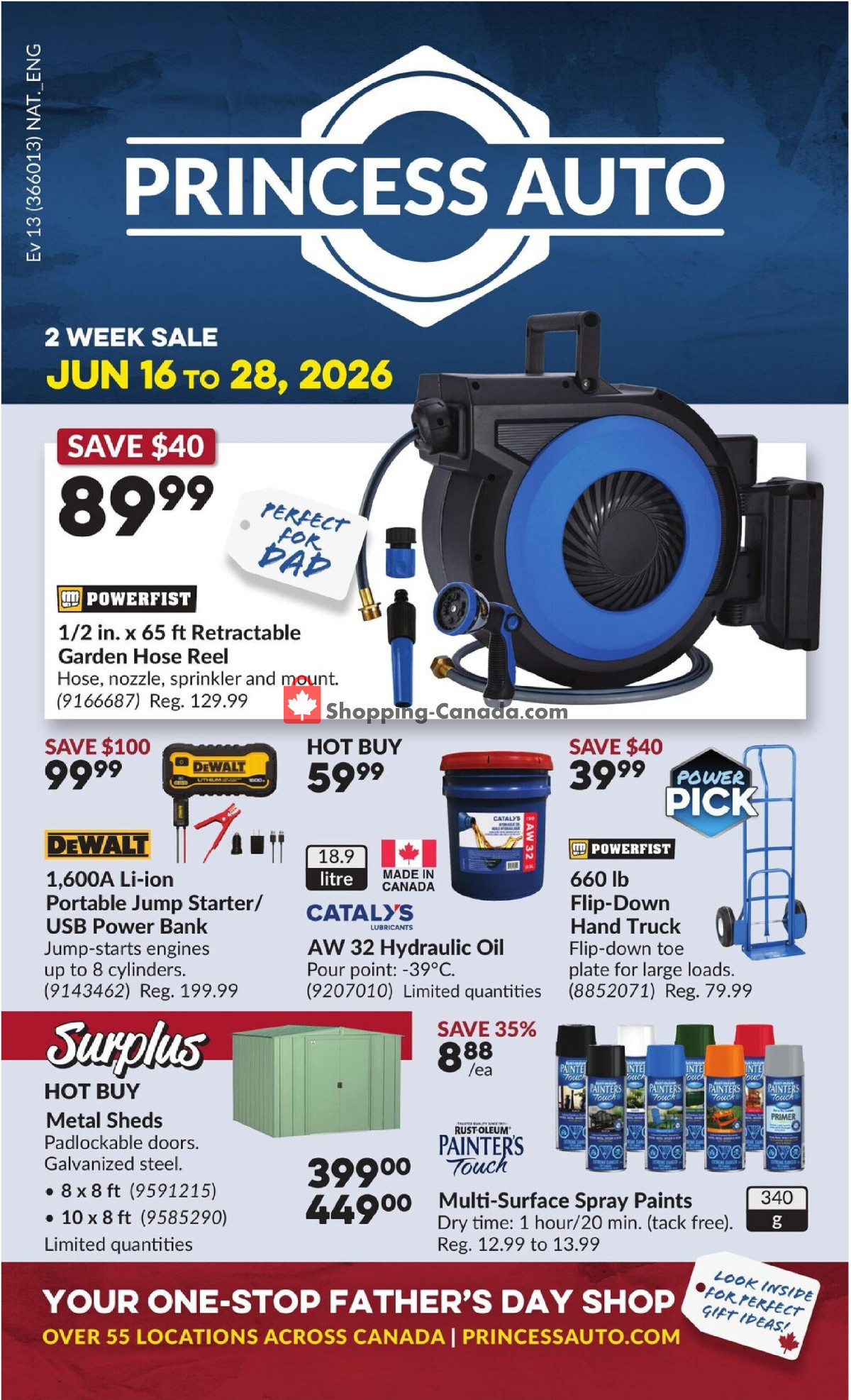 Princess Auto flyer from Tuesday June 16, 2026 to Sunday June 28, 2026 - page 1
