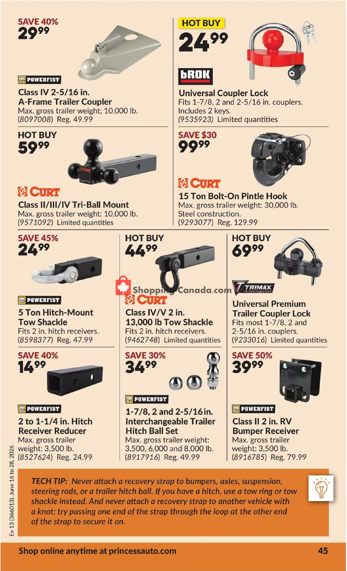 Princess Auto flyer from Tuesday June 16, 2026 to Sunday June 28, 2026 - page 49