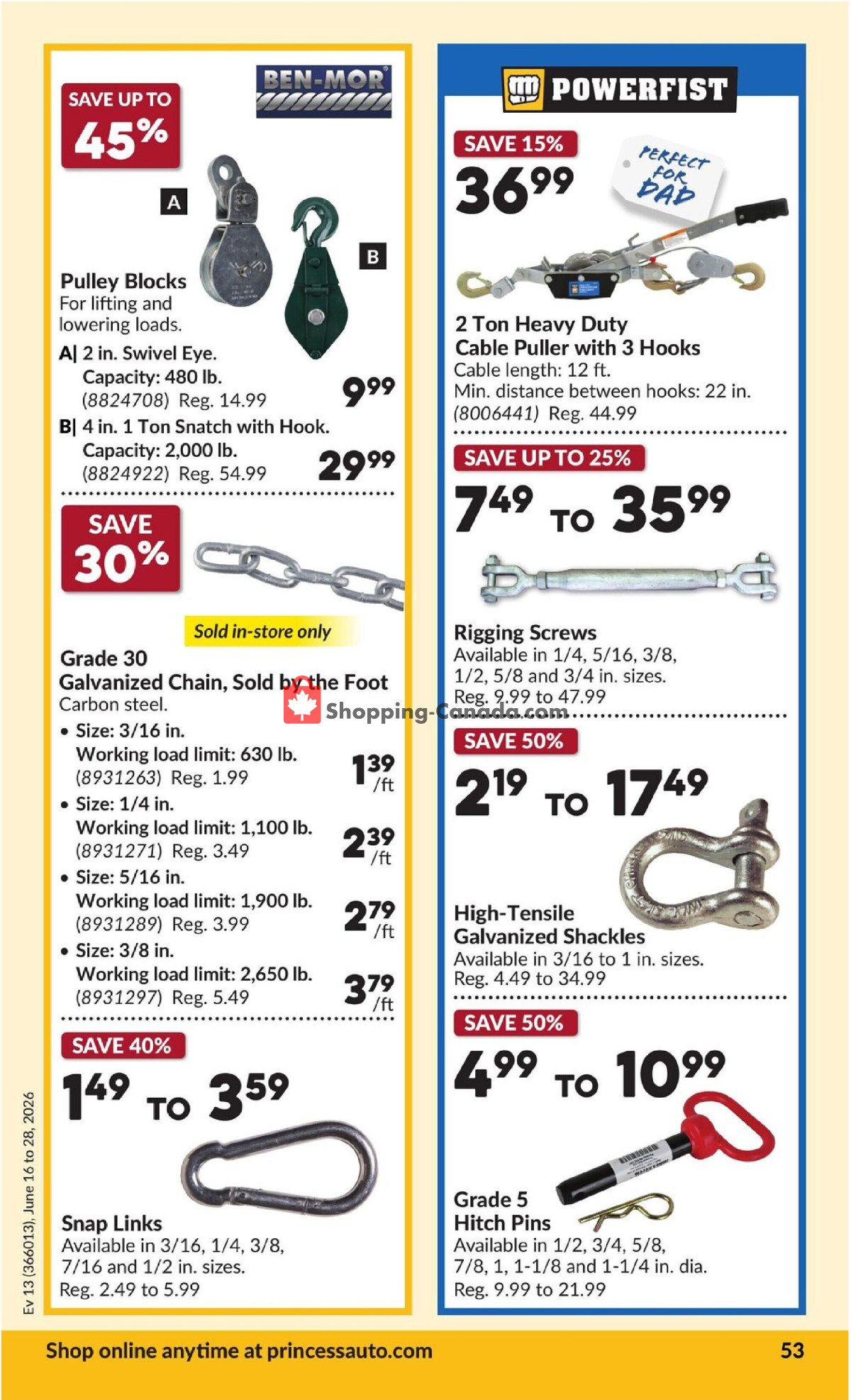 Princess Auto flyer from Tuesday June 16, 2026 to Sunday June 28, 2026 - page 57