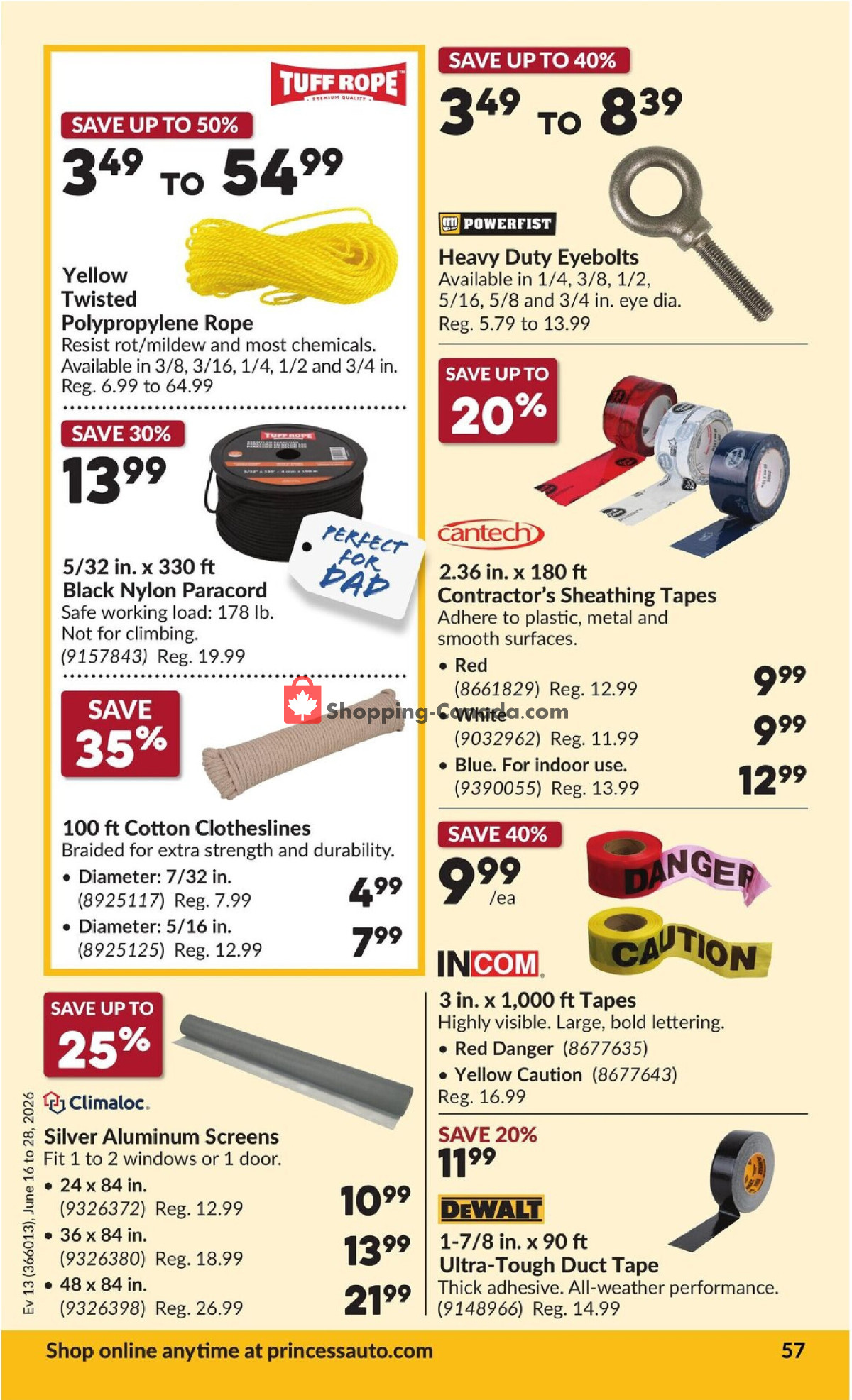 Princess Auto flyer from Tuesday June 16, 2026 to Sunday June 28, 2026 - page 61