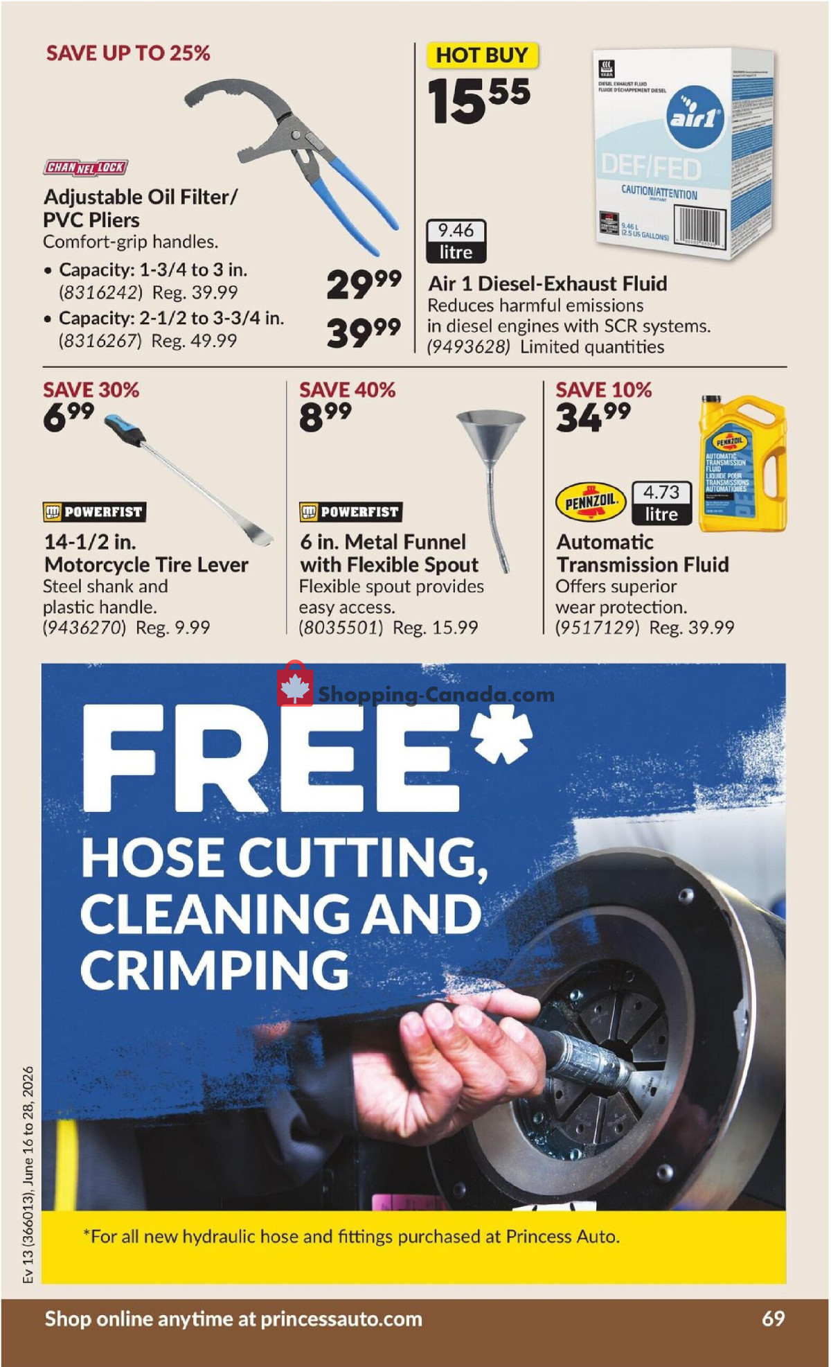 Princess Auto flyer from Tuesday June 16, 2026 to Sunday June 28, 2026 - page 73