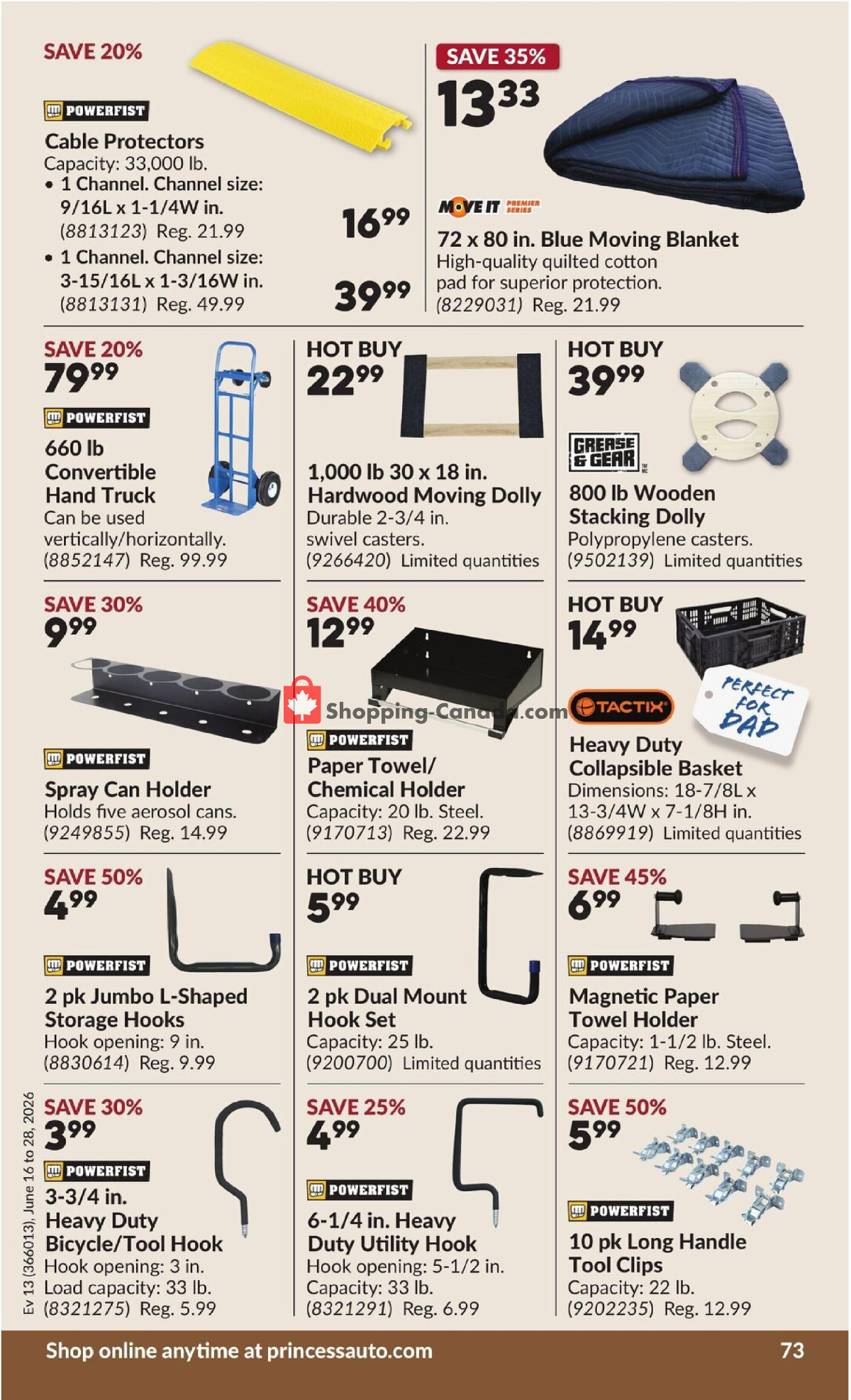 Princess Auto flyer from Tuesday June 16, 2026 to Sunday June 28, 2026 - page 77