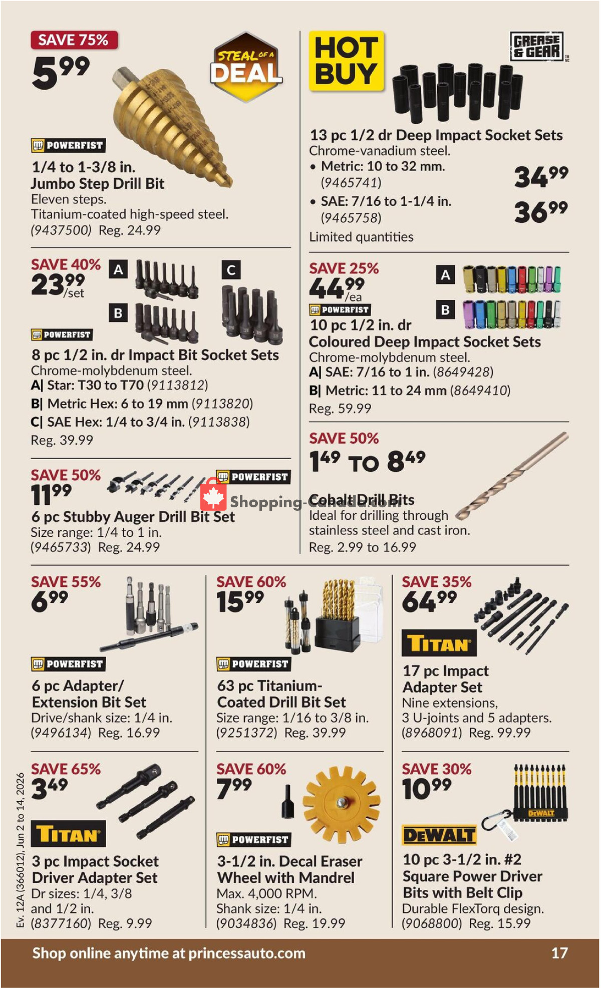 Princess Auto flyer from Tuesday June 2, 2026 to Sunday June 14, 2026 - page 18