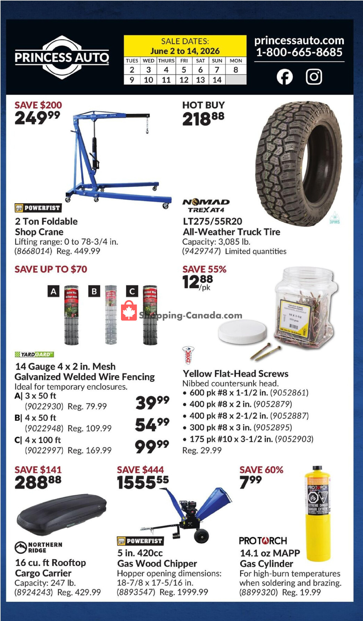 Princess Auto flyer from Tuesday June 2, 2026 to Sunday June 14, 2026 - page 2