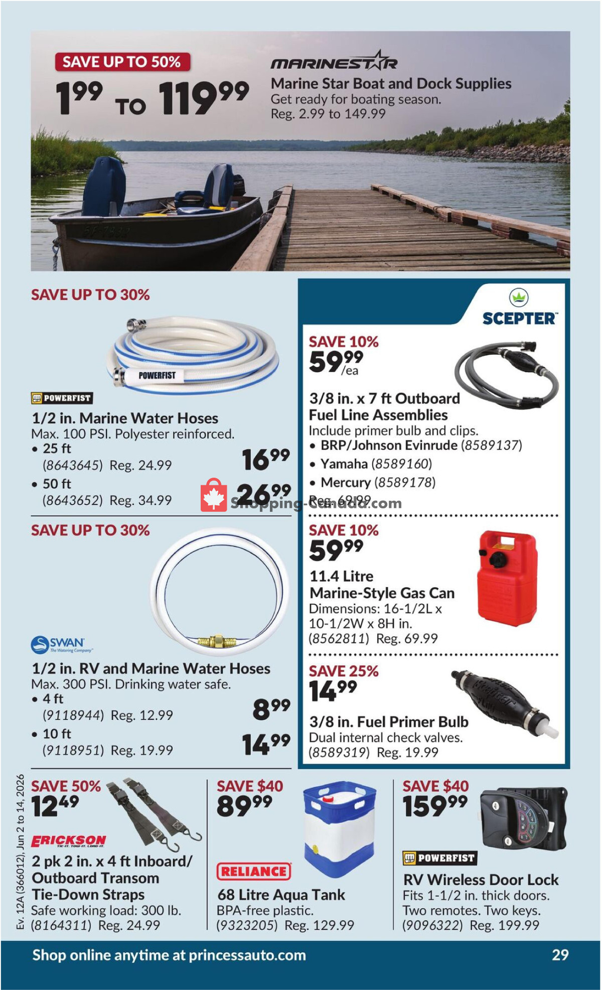 Princess Auto flyer from Tuesday June 2, 2026 to Sunday June 14, 2026 - page 30