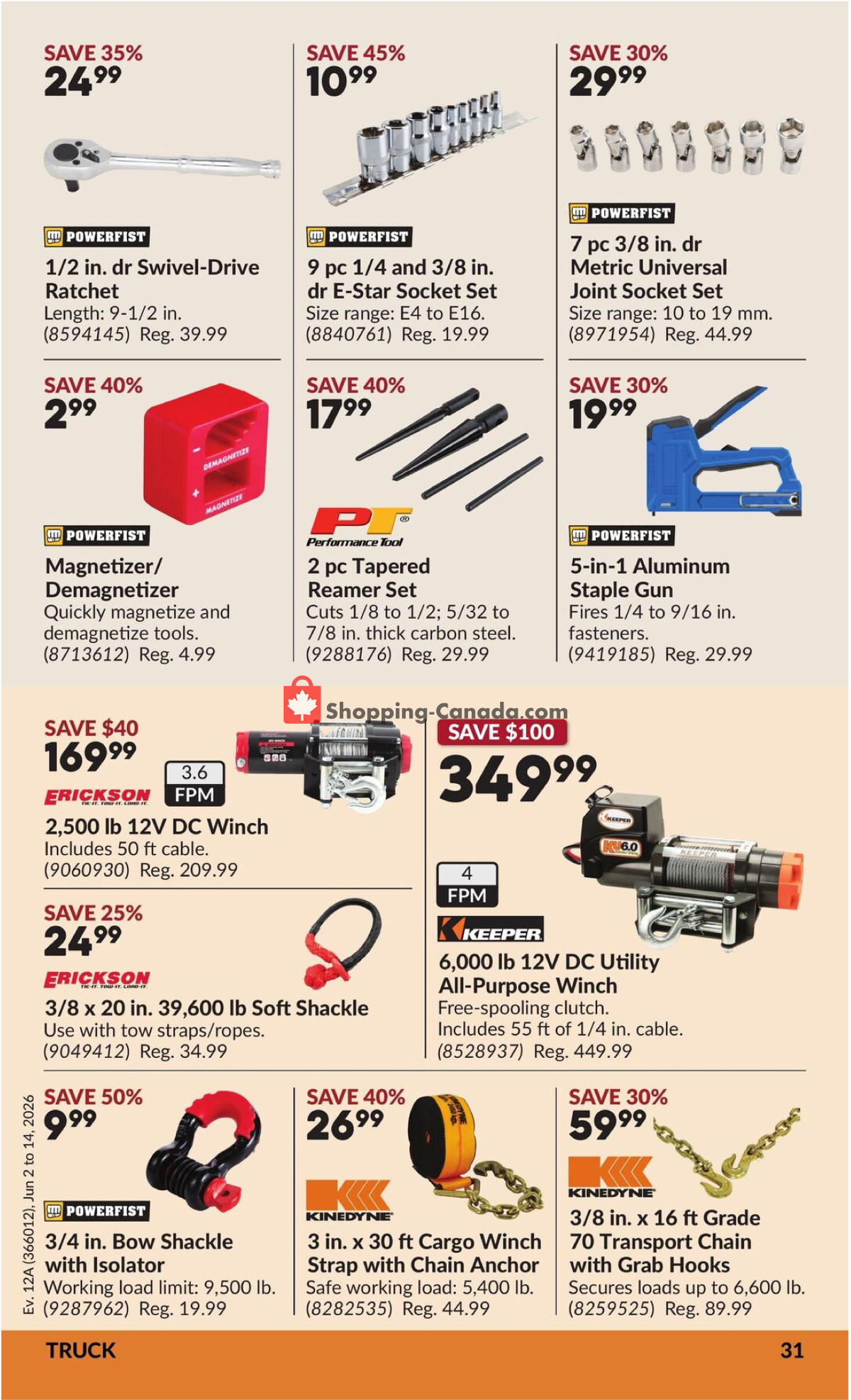 Princess Auto flyer from Tuesday June 2, 2026 to Sunday June 14, 2026 - page 32