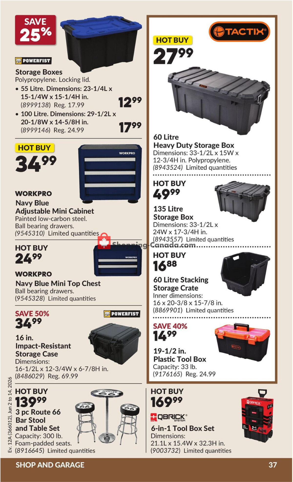 Princess Auto flyer from Tuesday June 2, 2026 to Sunday June 14, 2026 - page 38