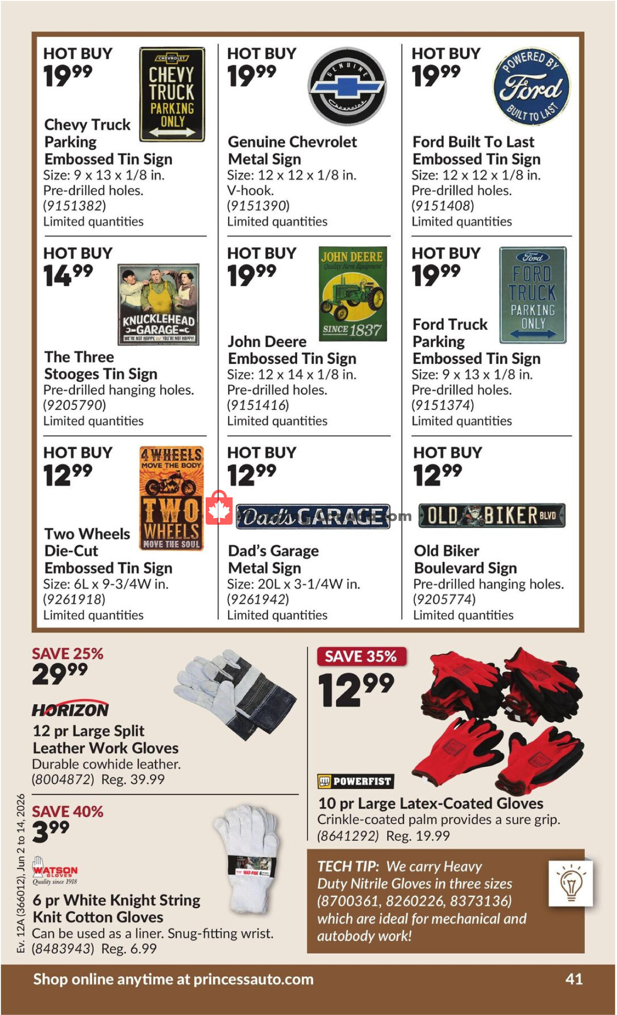 Princess Auto flyer from Tuesday June 2, 2026 to Sunday June 14, 2026 - page 42