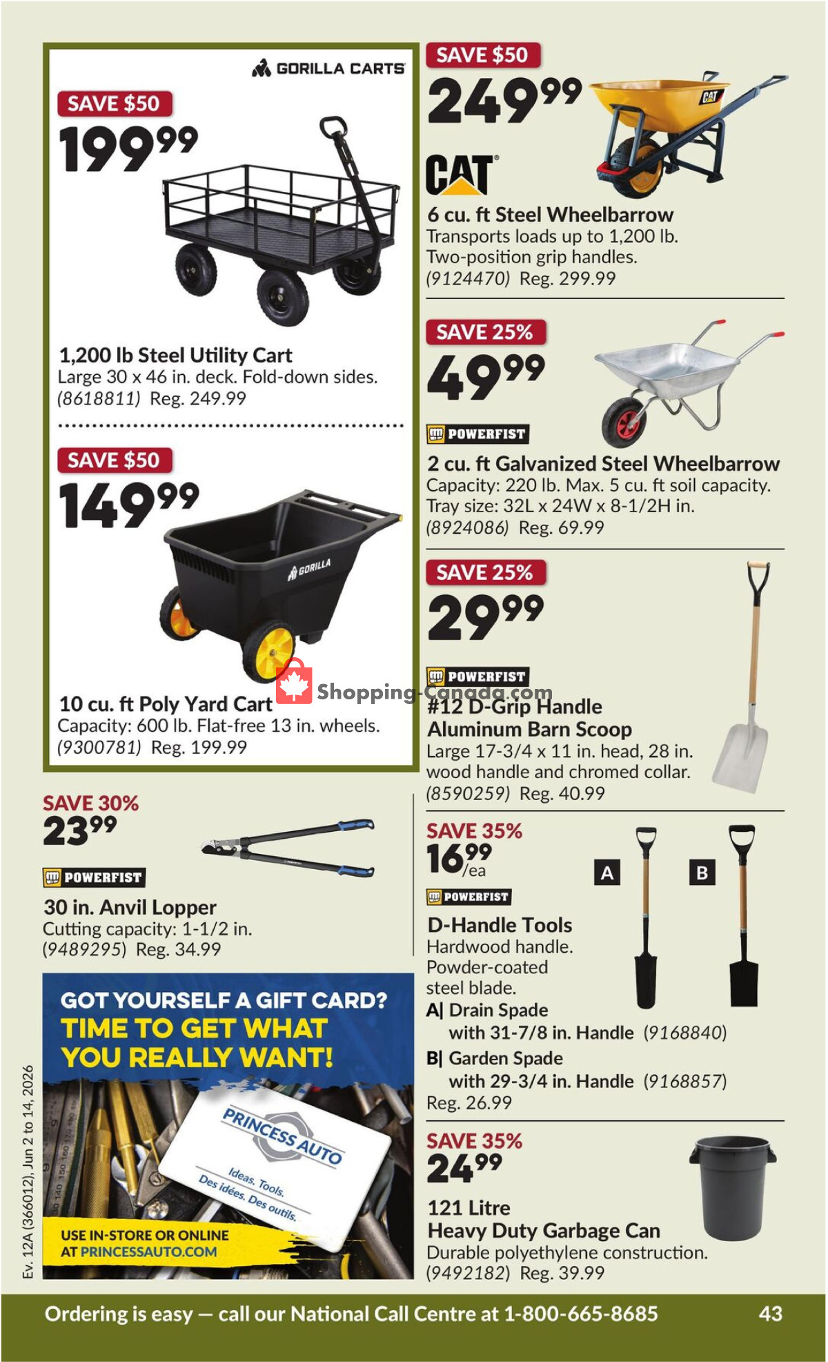 Princess Auto flyer from Tuesday June 2, 2026 to Sunday June 14, 2026 - page 44