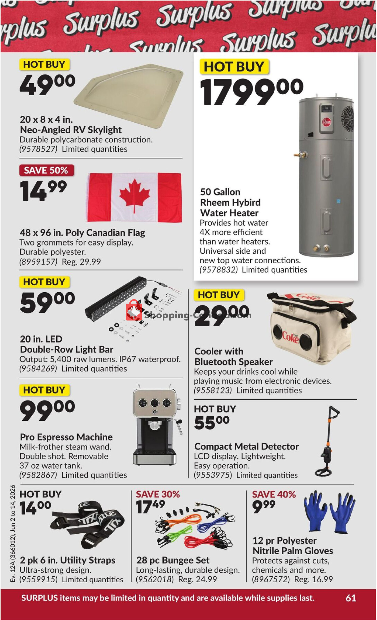 Princess Auto flyer from Tuesday June 2, 2026 to Sunday June 14, 2026 - page 62