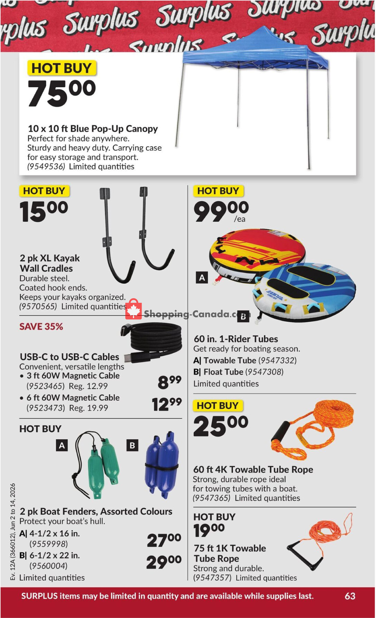 Princess Auto flyer from Tuesday June 2, 2026 to Sunday June 14, 2026 - page 64