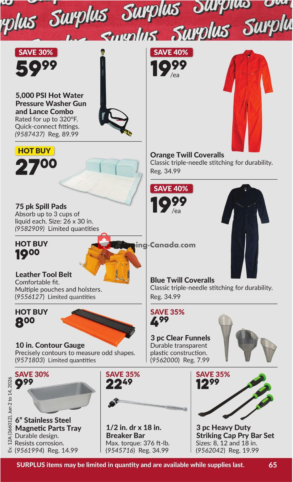 Princess Auto flyer from Tuesday June 2, 2026 to Sunday June 14, 2026 - page 66