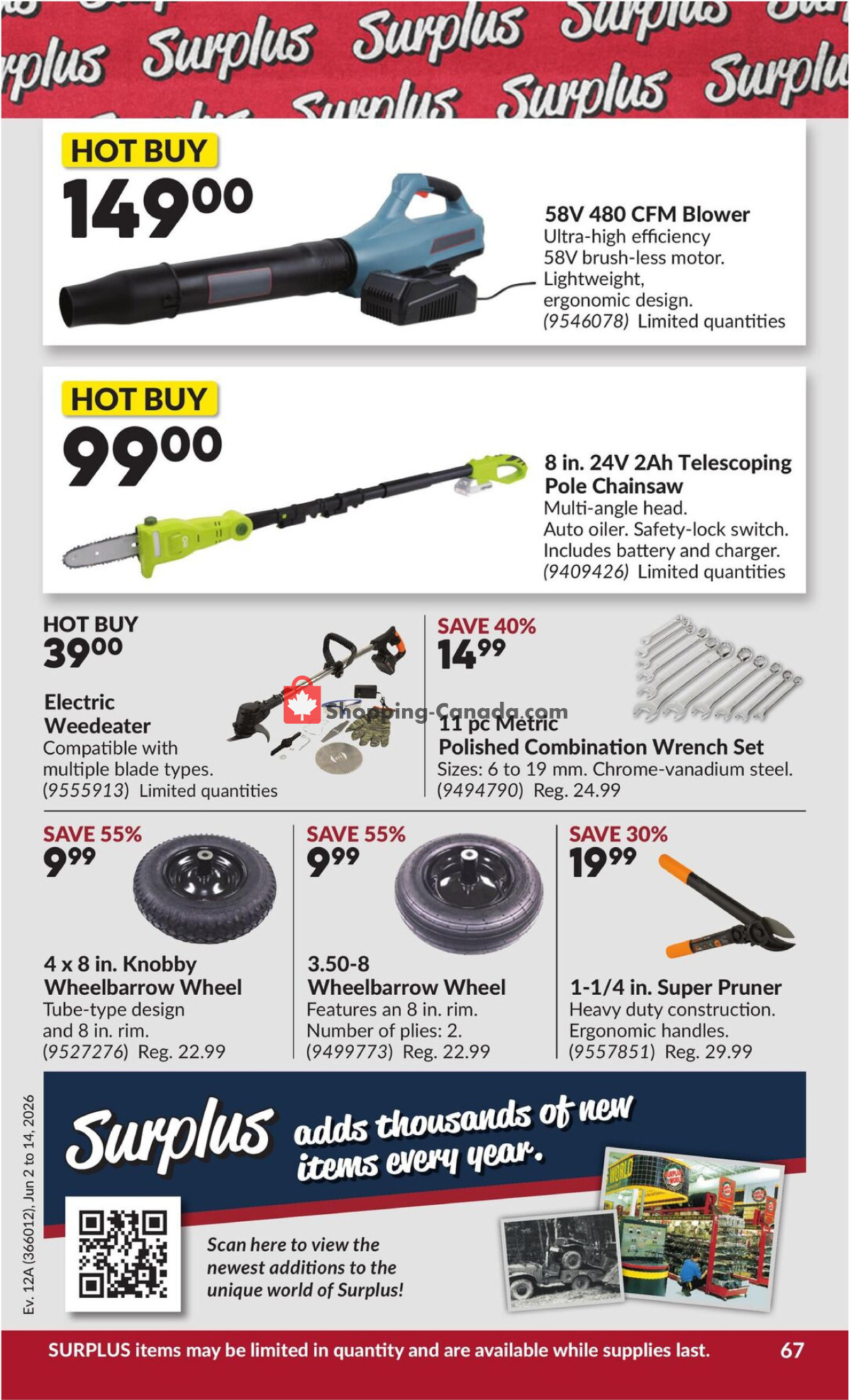 Princess Auto flyer from Tuesday June 2, 2026 to Sunday June 14, 2026 - page 68