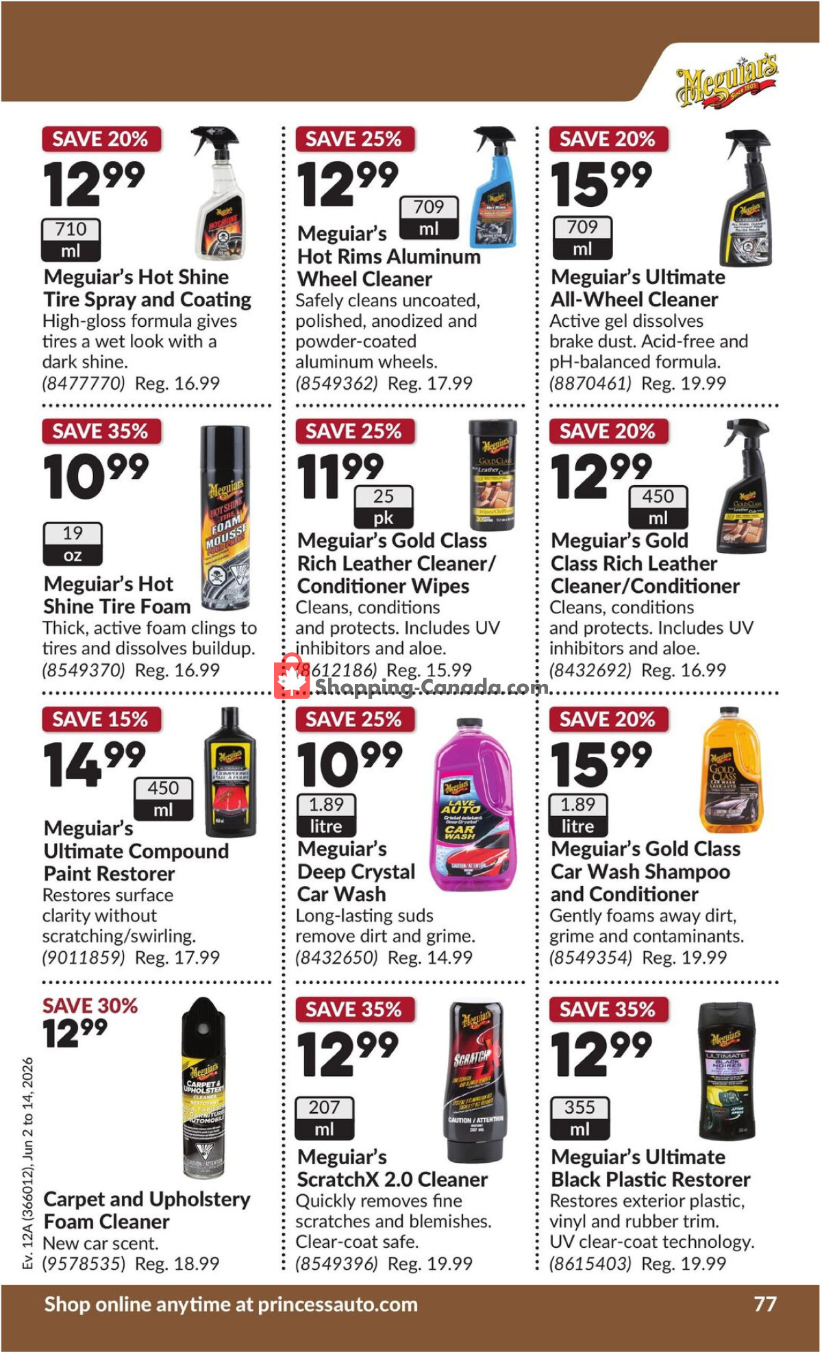 Princess Auto flyer from Tuesday June 2, 2026 to Sunday June 14, 2026 - page 78