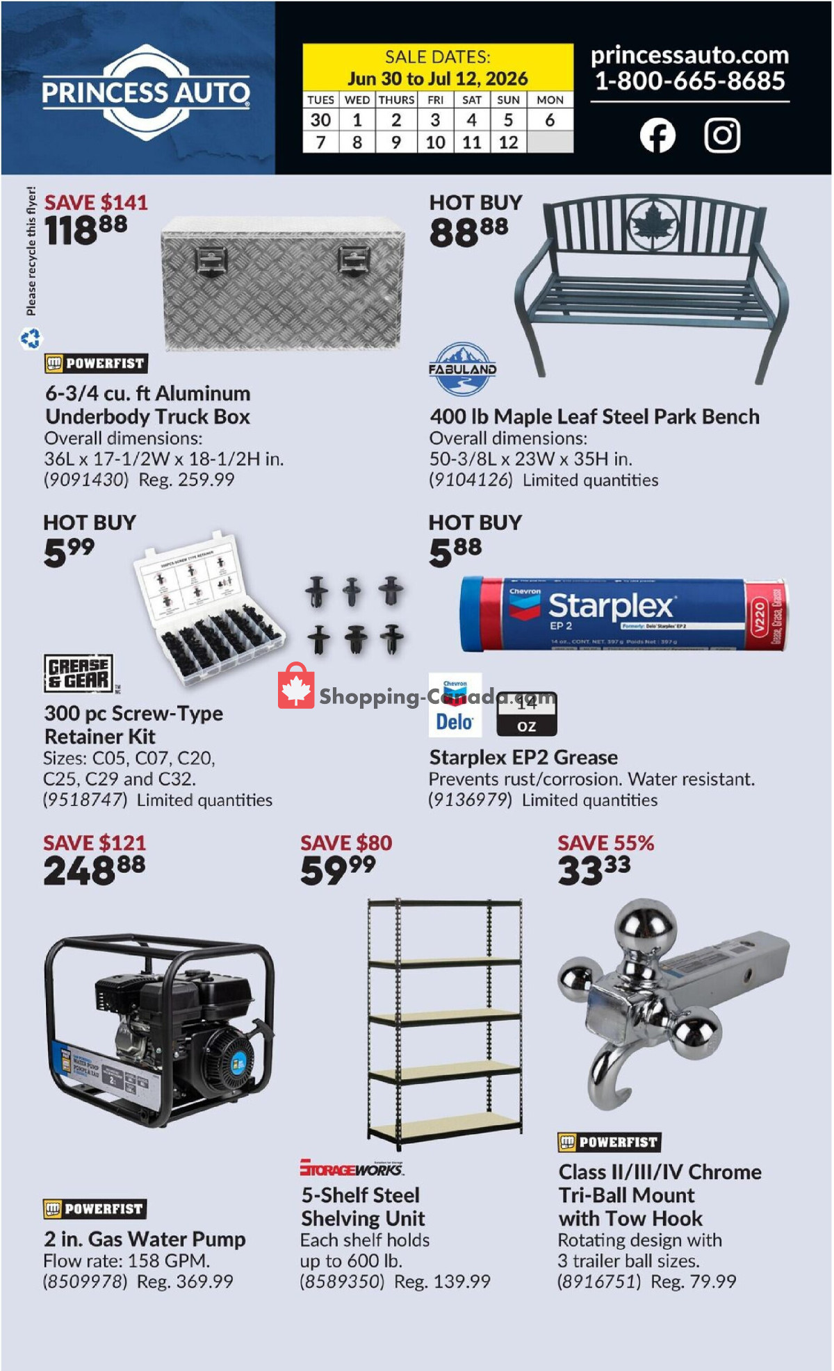 Princess Auto flyer from Tuesday June 30, 2026 to Sunday July 12, 2026 - page 2