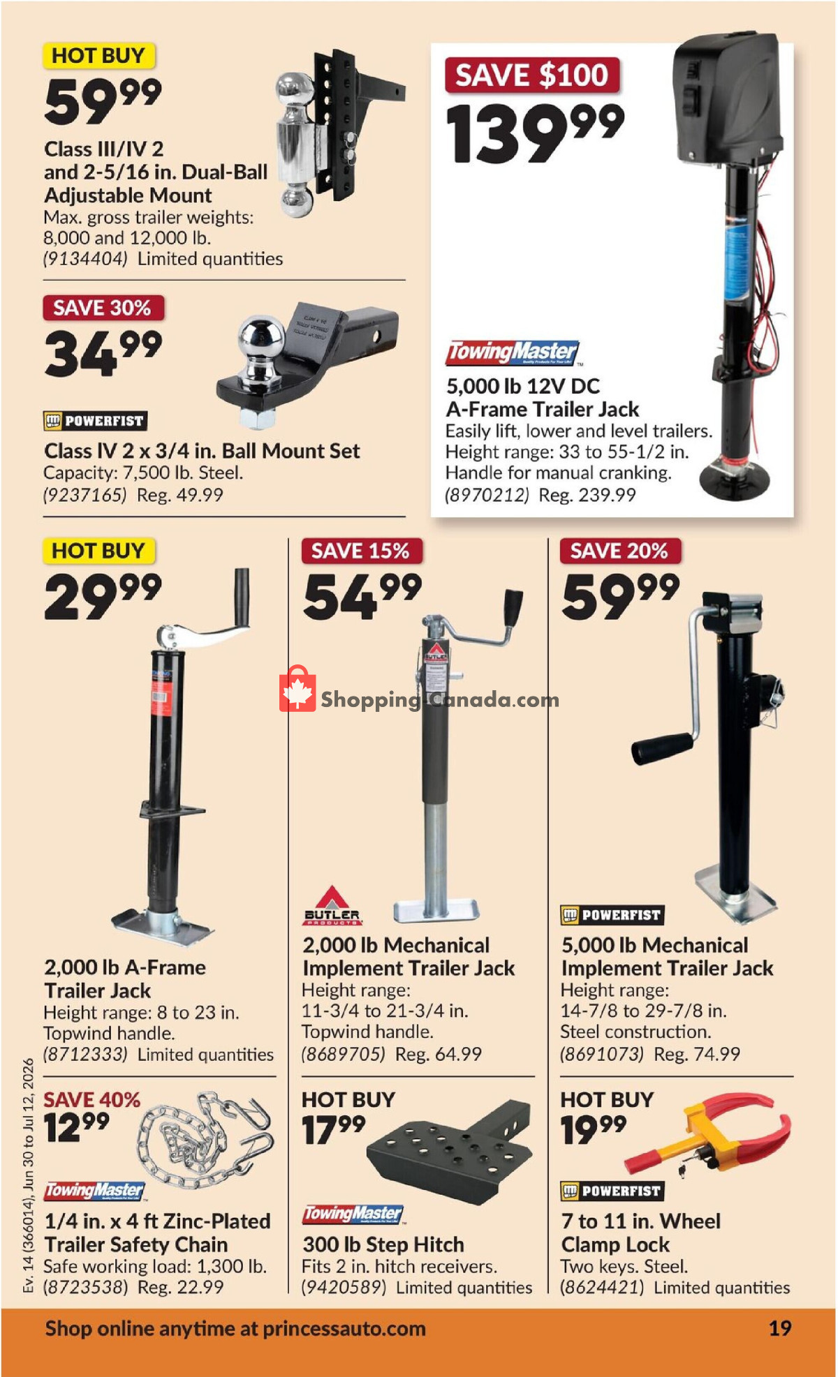 Princess Auto flyer from Tuesday June 30, 2026 to Sunday July 12, 2026 - page 24