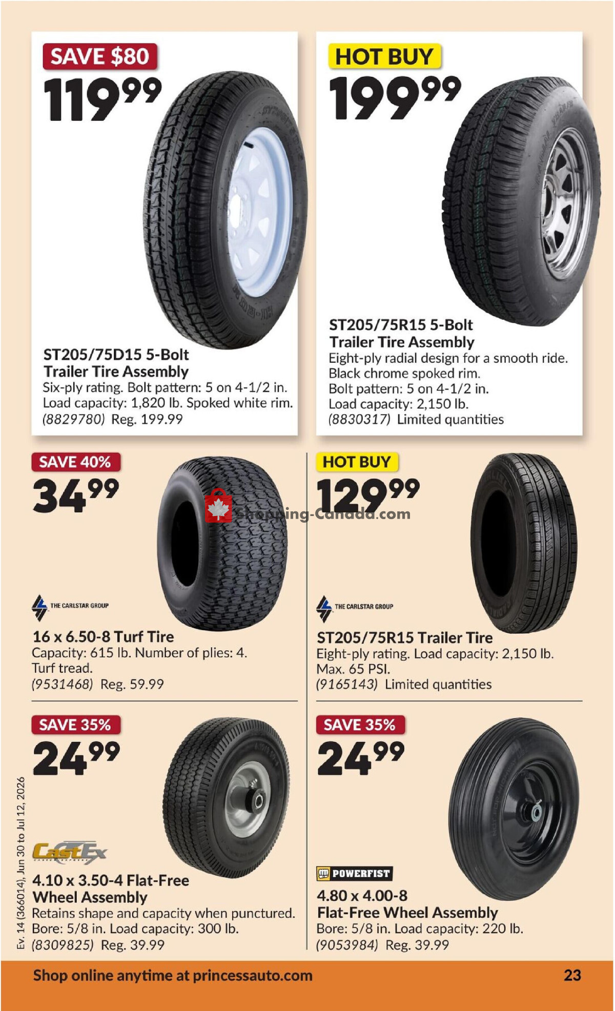 Princess Auto flyer from Tuesday June 30, 2026 to Sunday July 12, 2026 - page 28