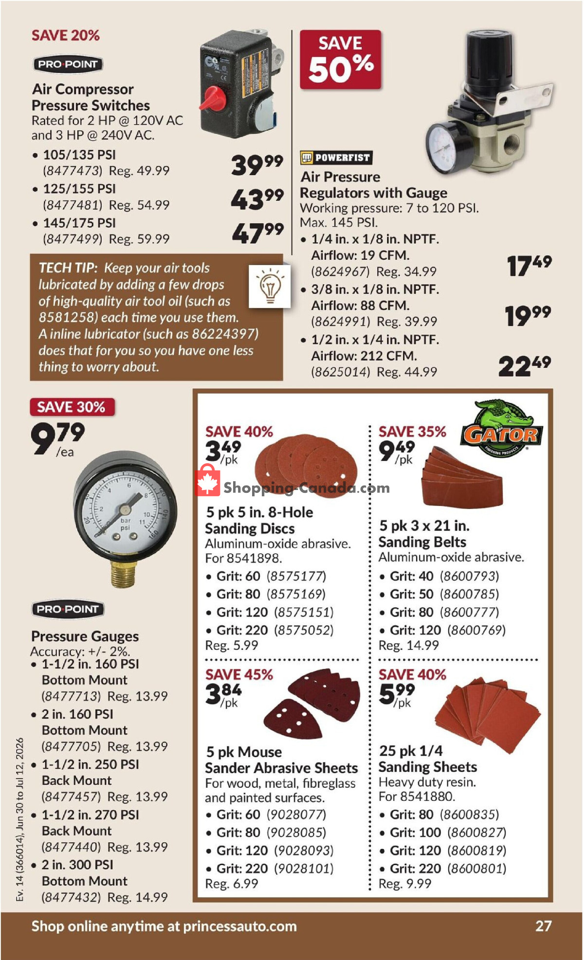 Princess Auto flyer from Tuesday June 30, 2026 to Sunday July 12, 2026 - page 32
