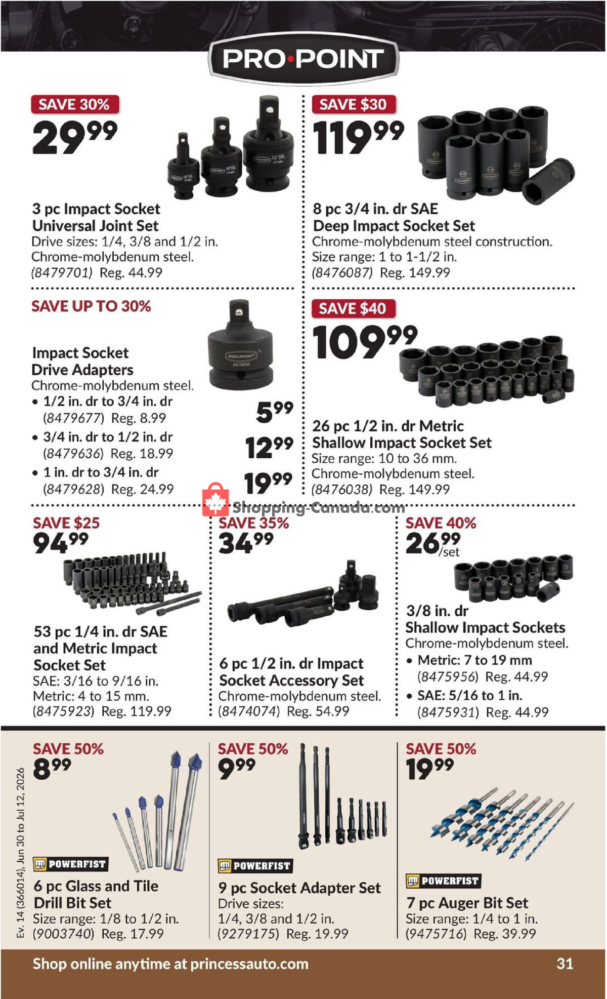 Princess Auto flyer from Tuesday June 30, 2026 to Sunday July 12, 2026 - page 36