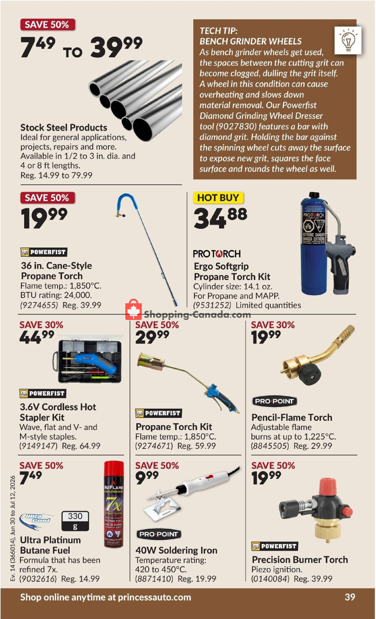 Princess Auto flyer from Tuesday June 30, 2026 to Sunday July 12, 2026 - page 44