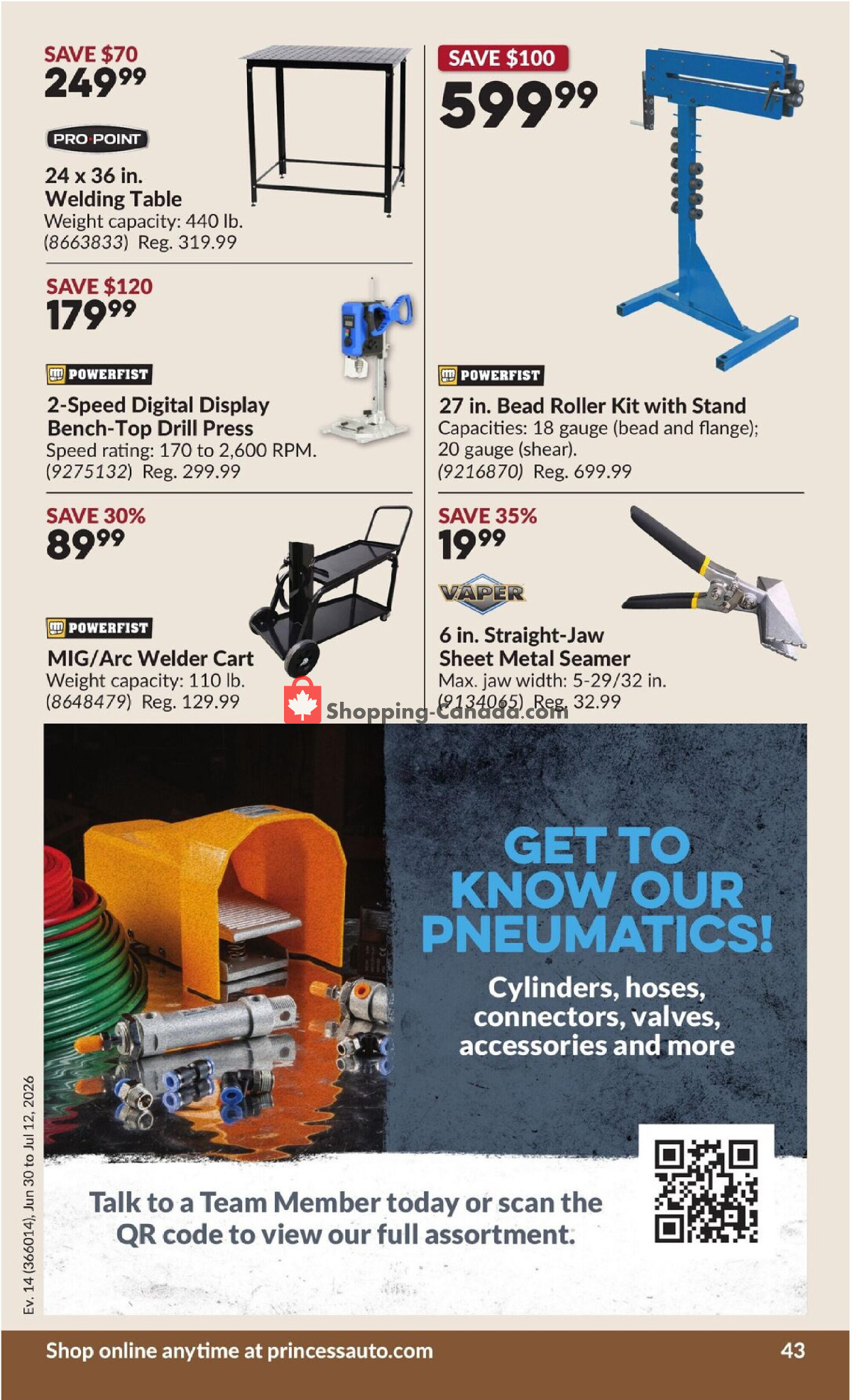 Princess Auto flyer from Tuesday June 30, 2026 to Sunday July 12, 2026 - page 48