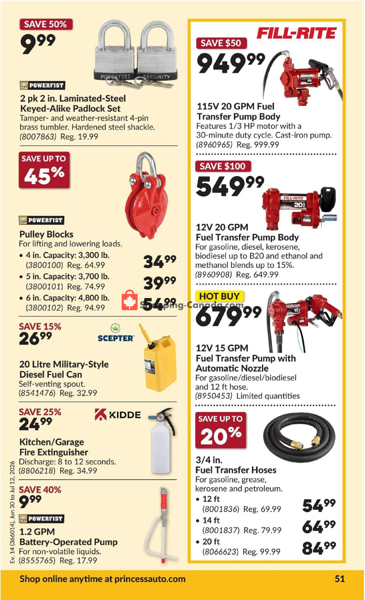 Princess Auto flyer from Tuesday June 30, 2026 to Sunday July 12, 2026 - page 56