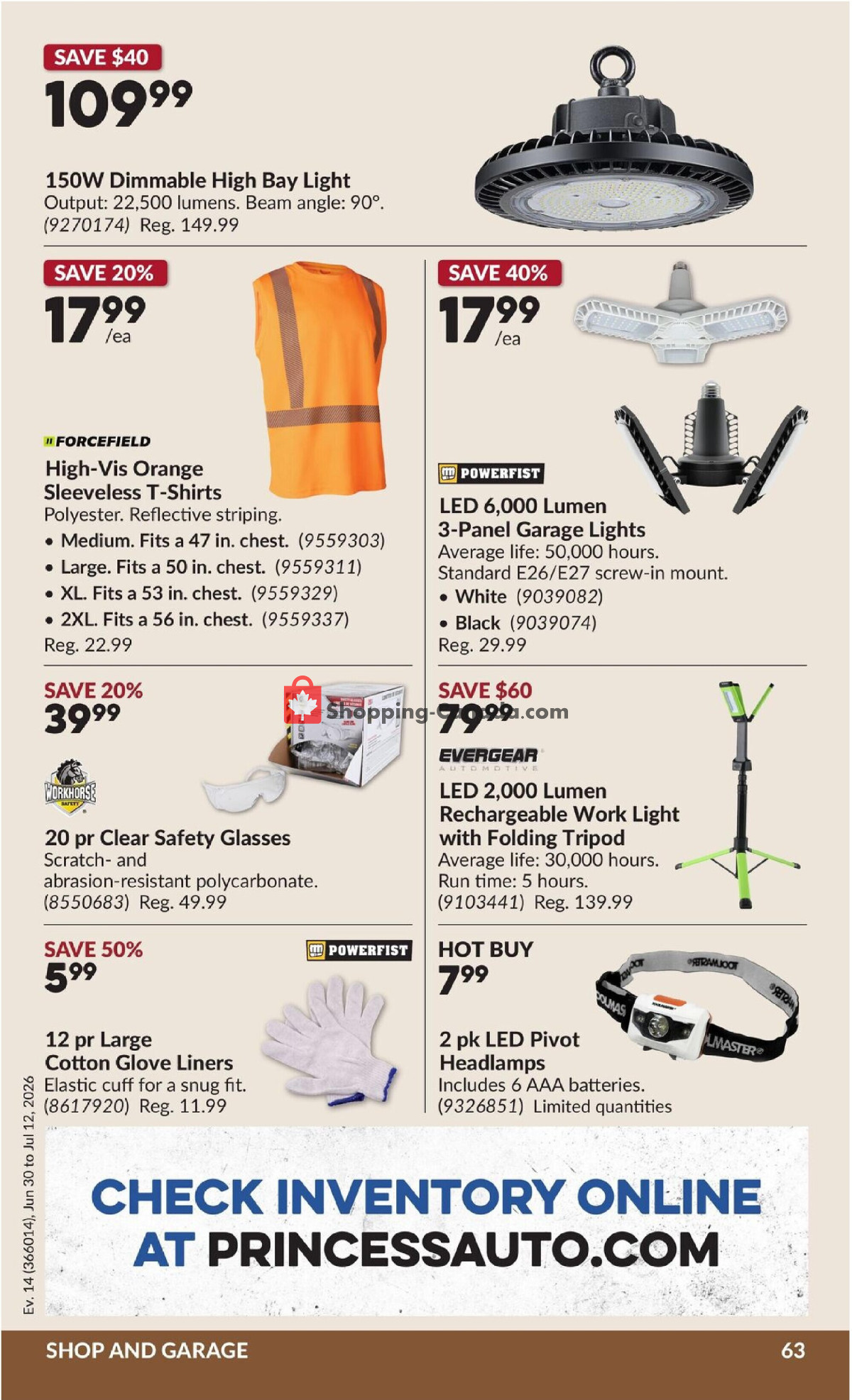 Princess Auto flyer from Tuesday June 30, 2026 to Sunday July 12, 2026 - page 68