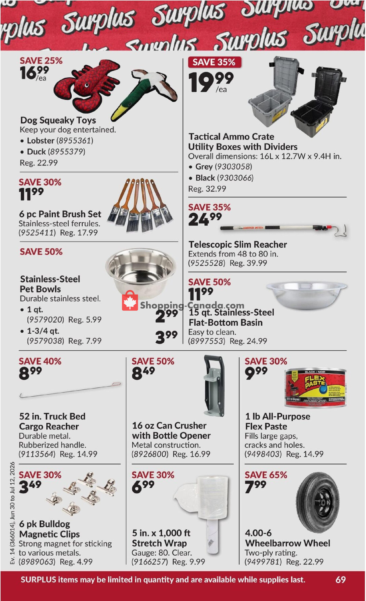 Princess Auto flyer from Tuesday June 30, 2026 to Sunday July 12, 2026 - page 74