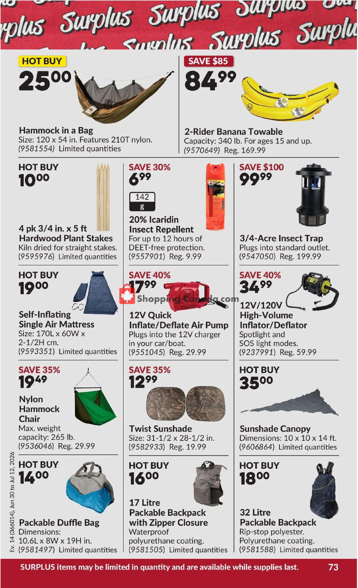 Princess Auto flyer from Tuesday June 30, 2026 to Sunday July 12, 2026 - page 78