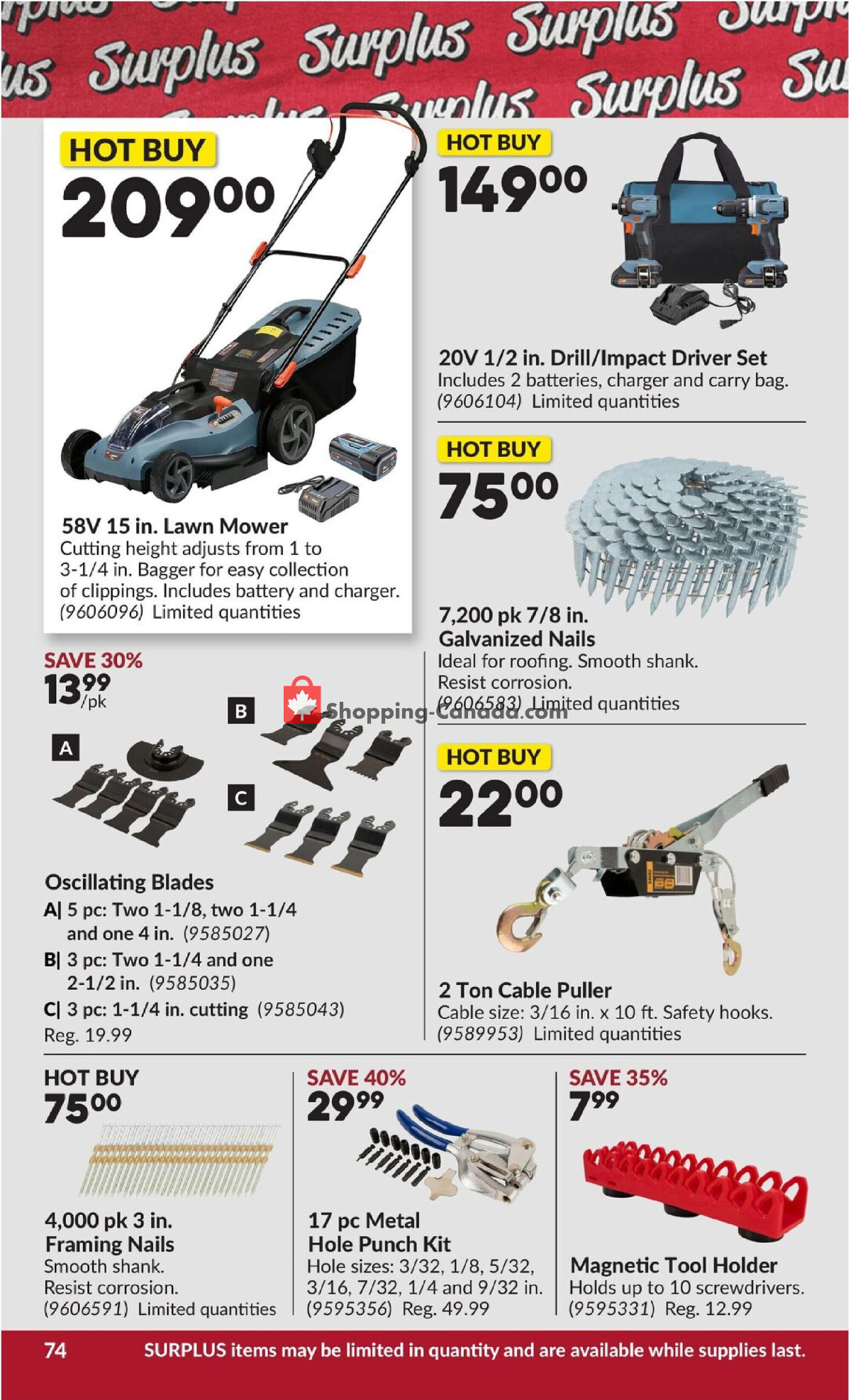 Princess Auto flyer from Tuesday June 30, 2026 to Sunday July 12, 2026 - page 79