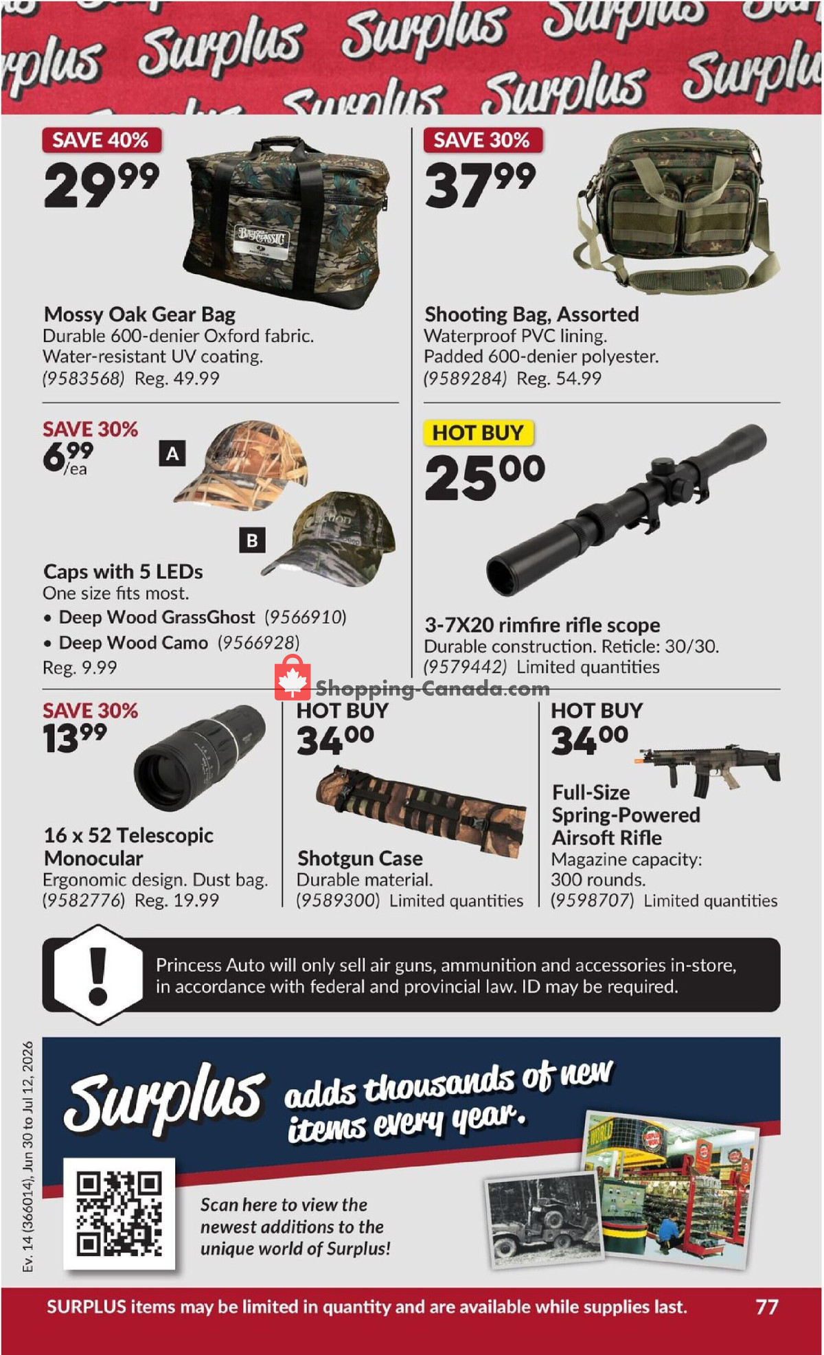 Princess Auto flyer from Tuesday June 30, 2026 to Sunday July 12, 2026 - page 82