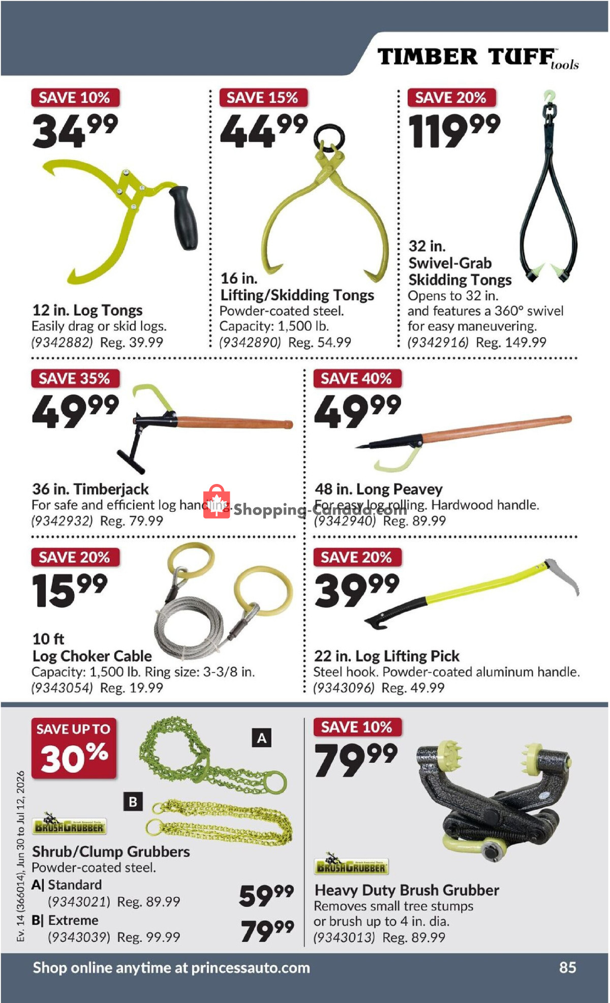 Princess Auto flyer from Tuesday June 30, 2026 to Sunday July 12, 2026 - page 90