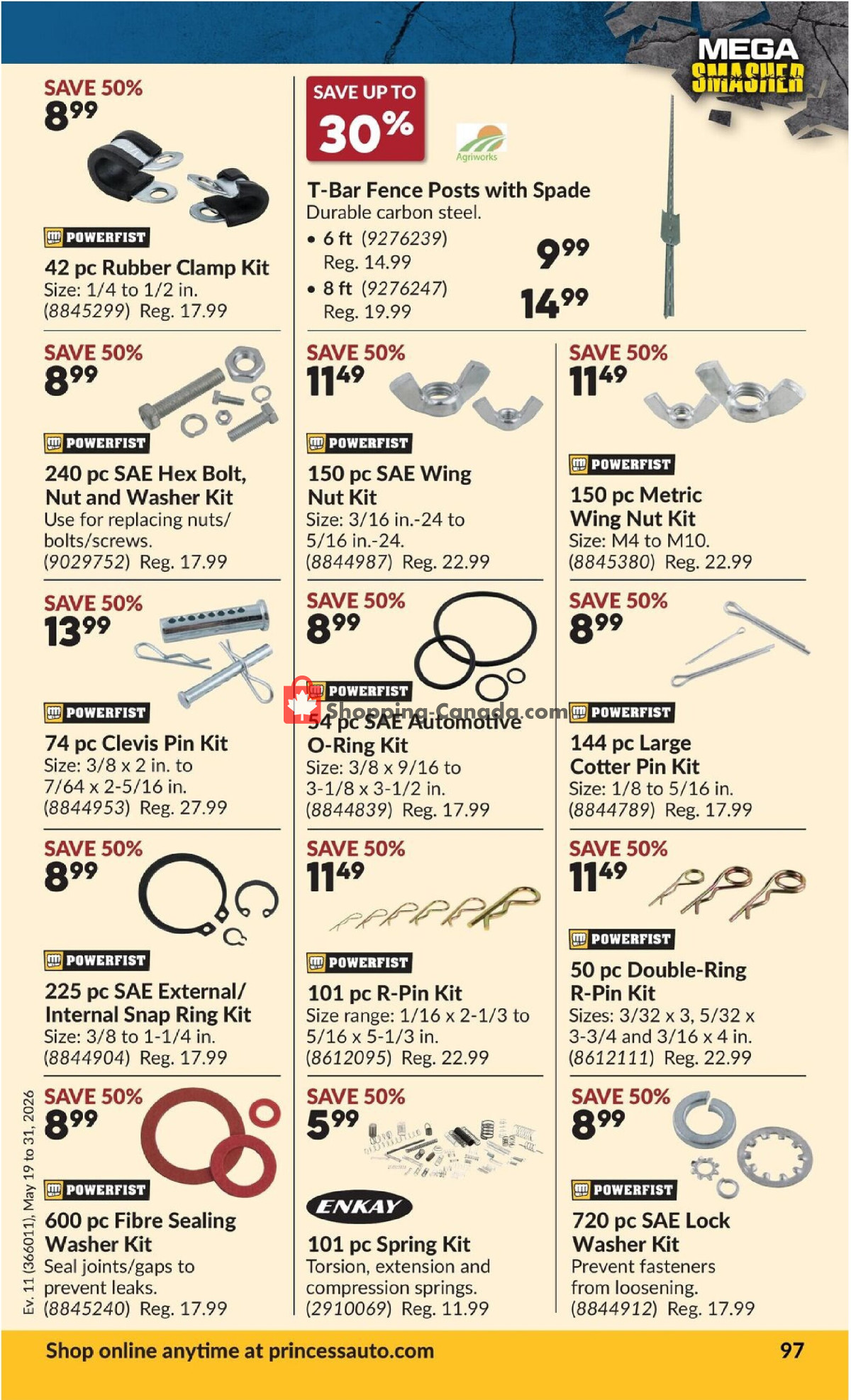 Princess Auto flyer from Tuesday May 19, 2026 to Sunday May 31, 2026 - page 103