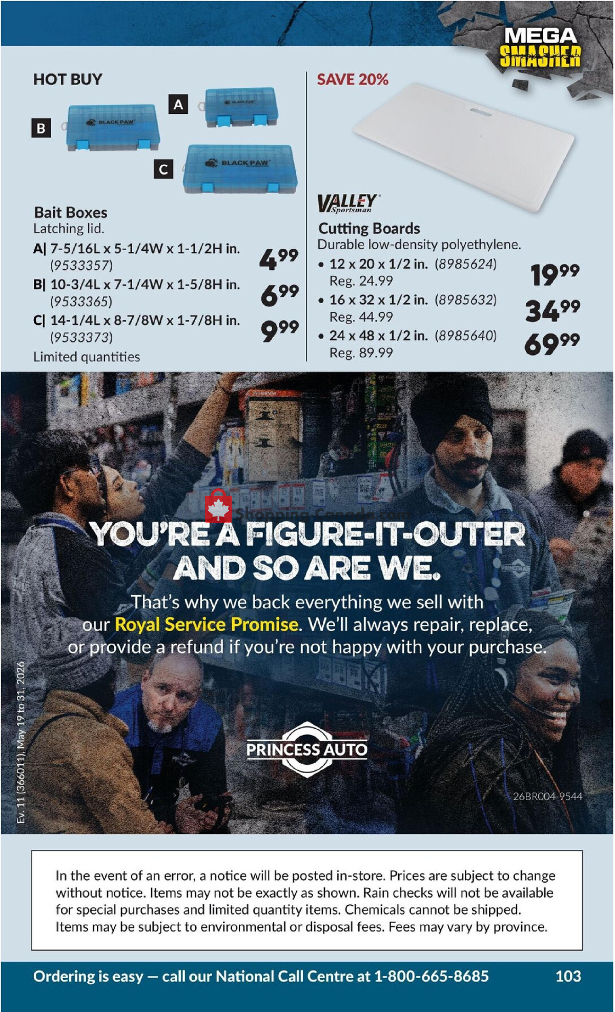 Princess Auto flyer from Tuesday May 19, 2026 to Sunday May 31, 2026 - page 109