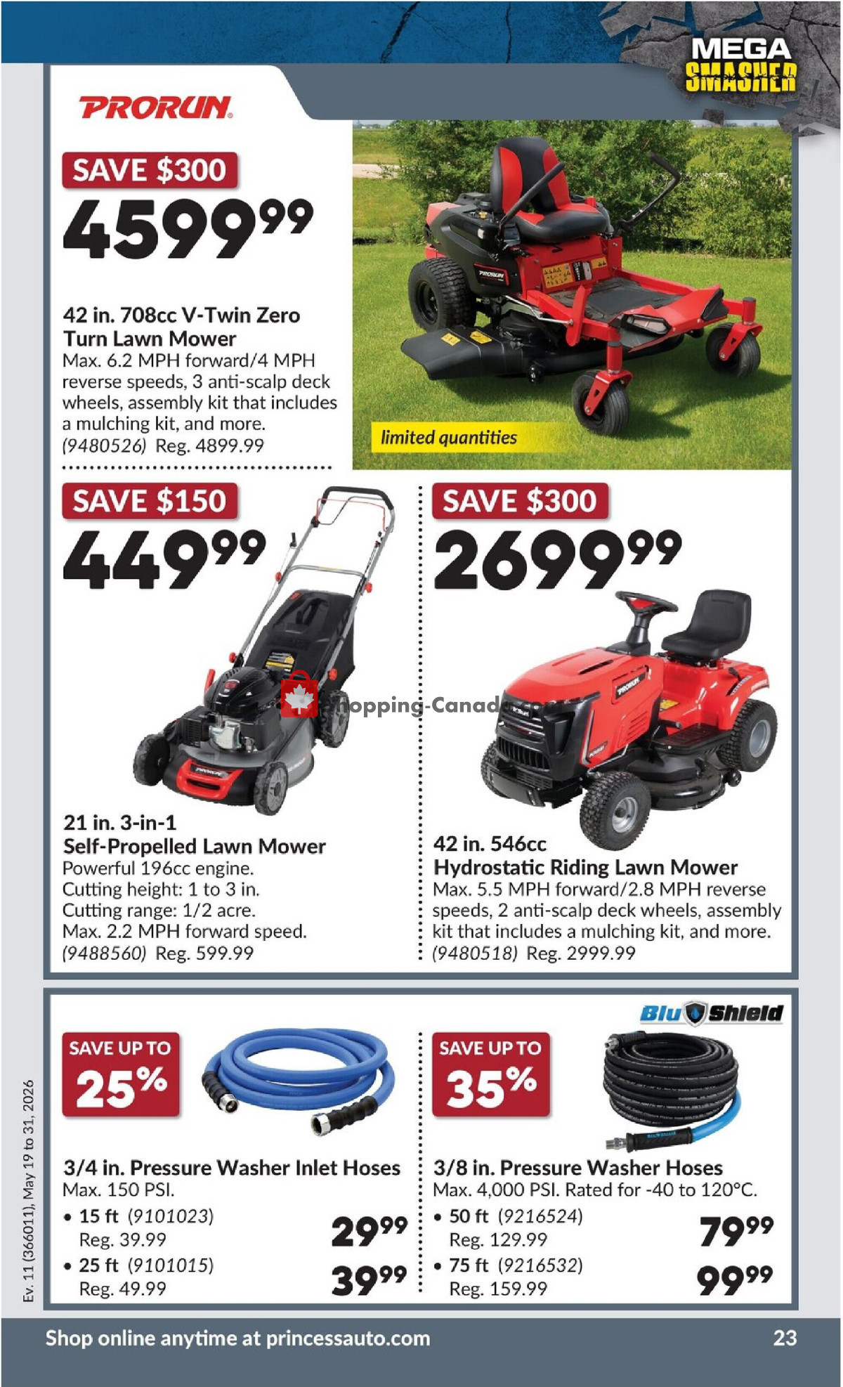 Princess Auto flyer from Tuesday May 19, 2026 to Sunday May 31, 2026 - page 27