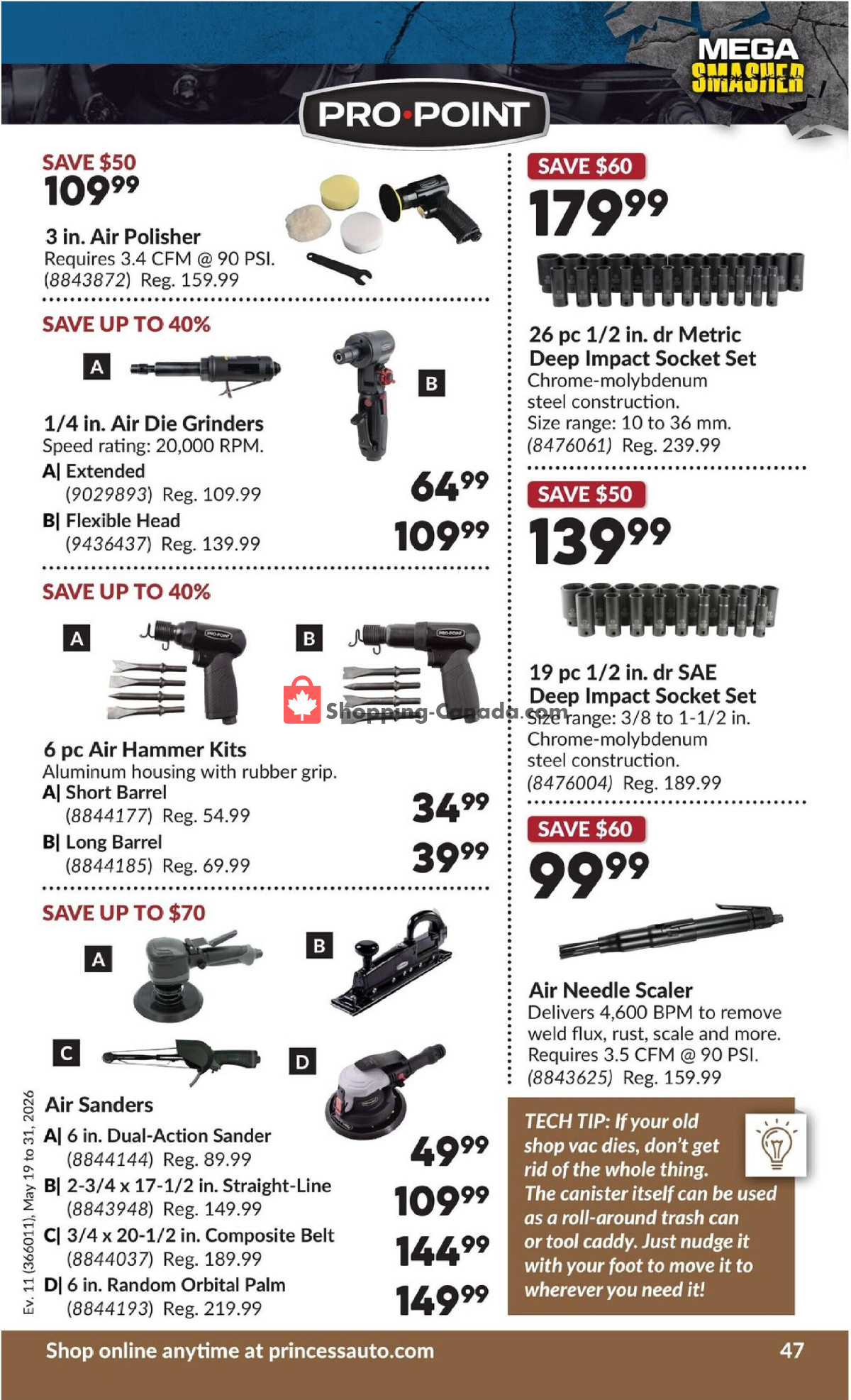 Princess Auto flyer from Tuesday May 19, 2026 to Sunday May 31, 2026 - page 52