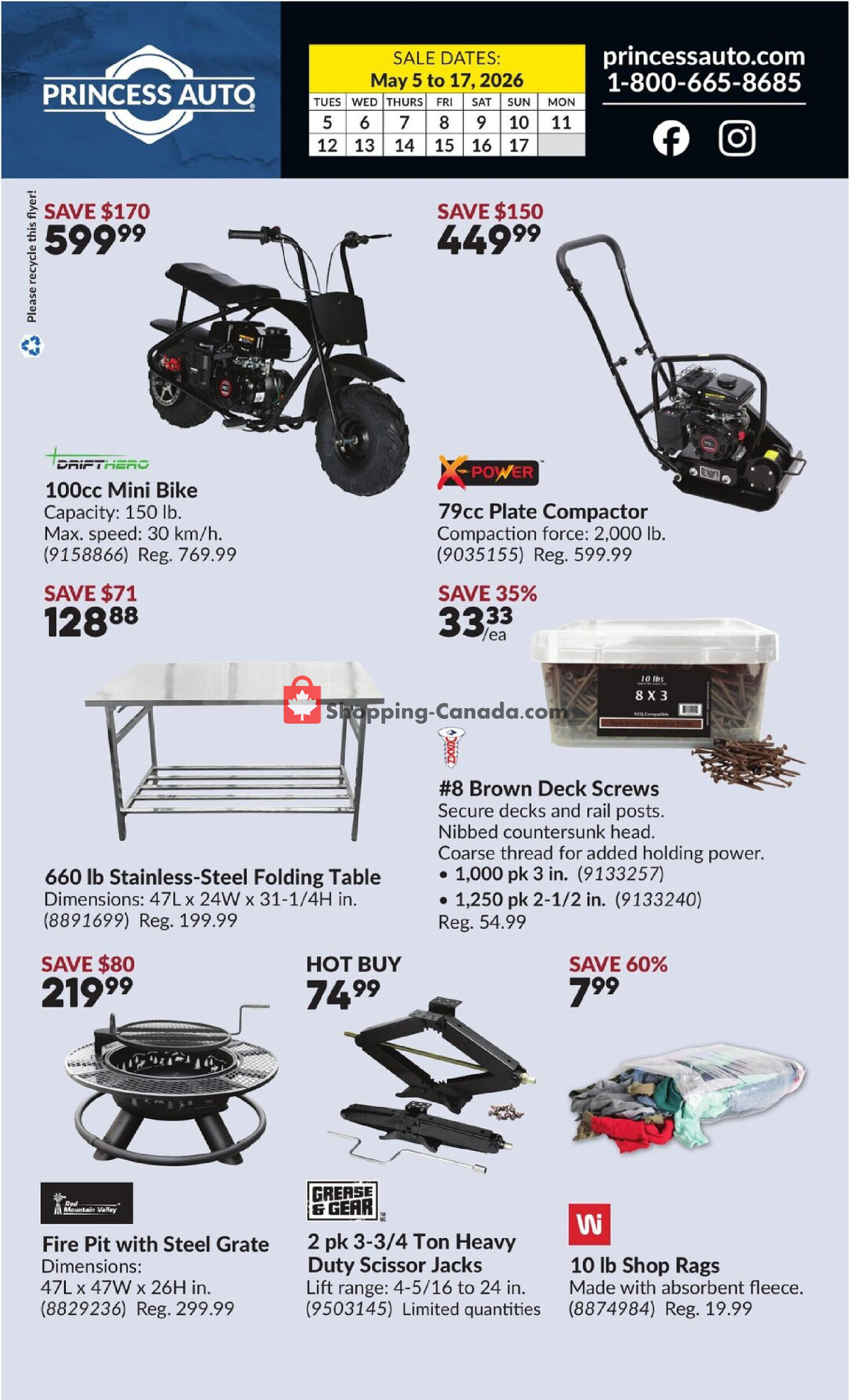 Princess Auto flyer from Tuesday May 5, 2026 to Sunday May 17, 2026 - page 2