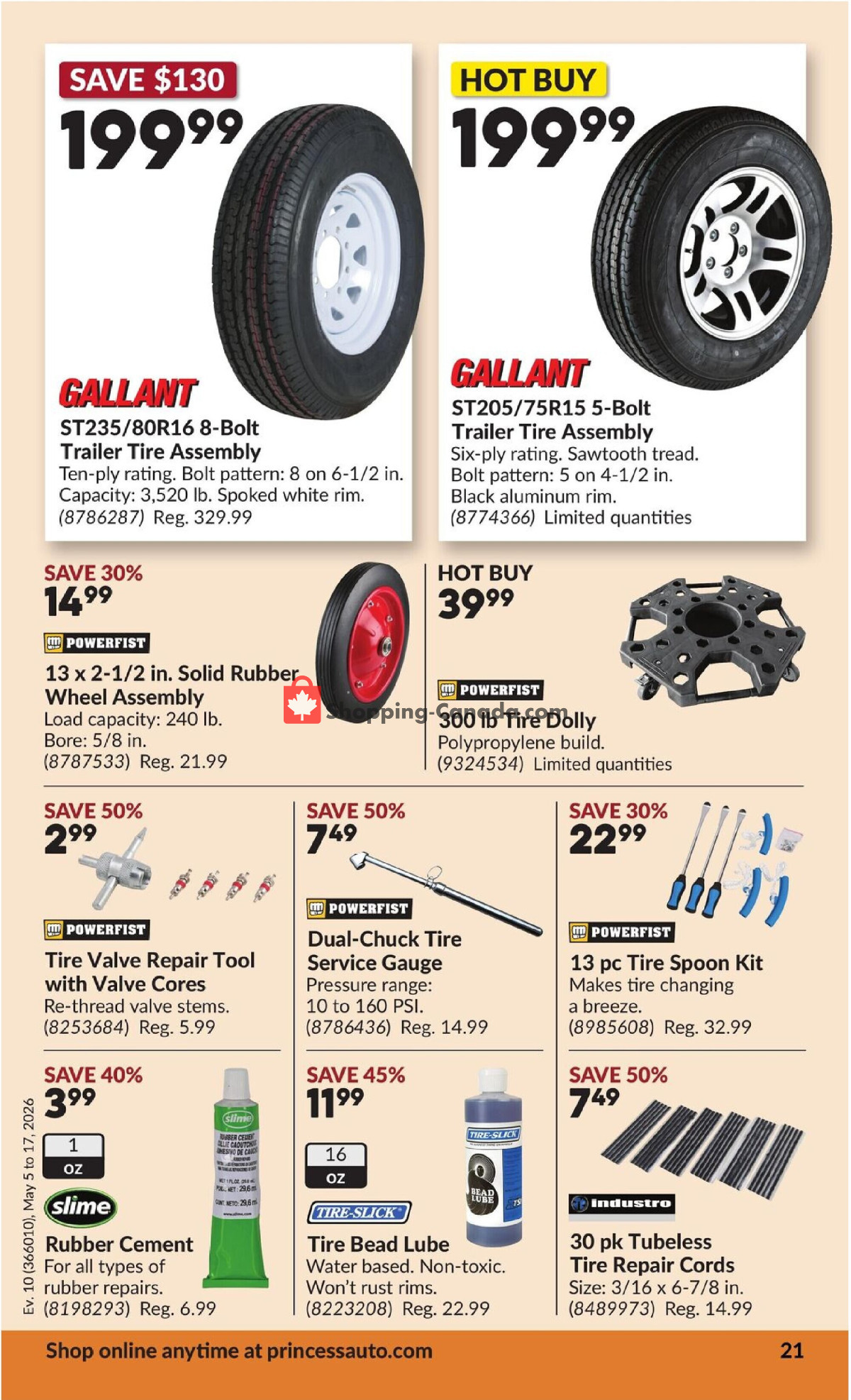 Princess Auto flyer from Tuesday May 5, 2026 to Sunday May 17, 2026 - page 27