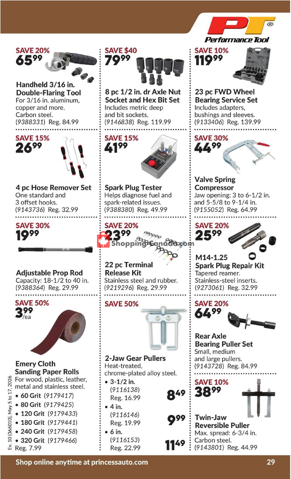 Princess Auto flyer from Tuesday May 5, 2026 to Sunday May 17, 2026 - page 35