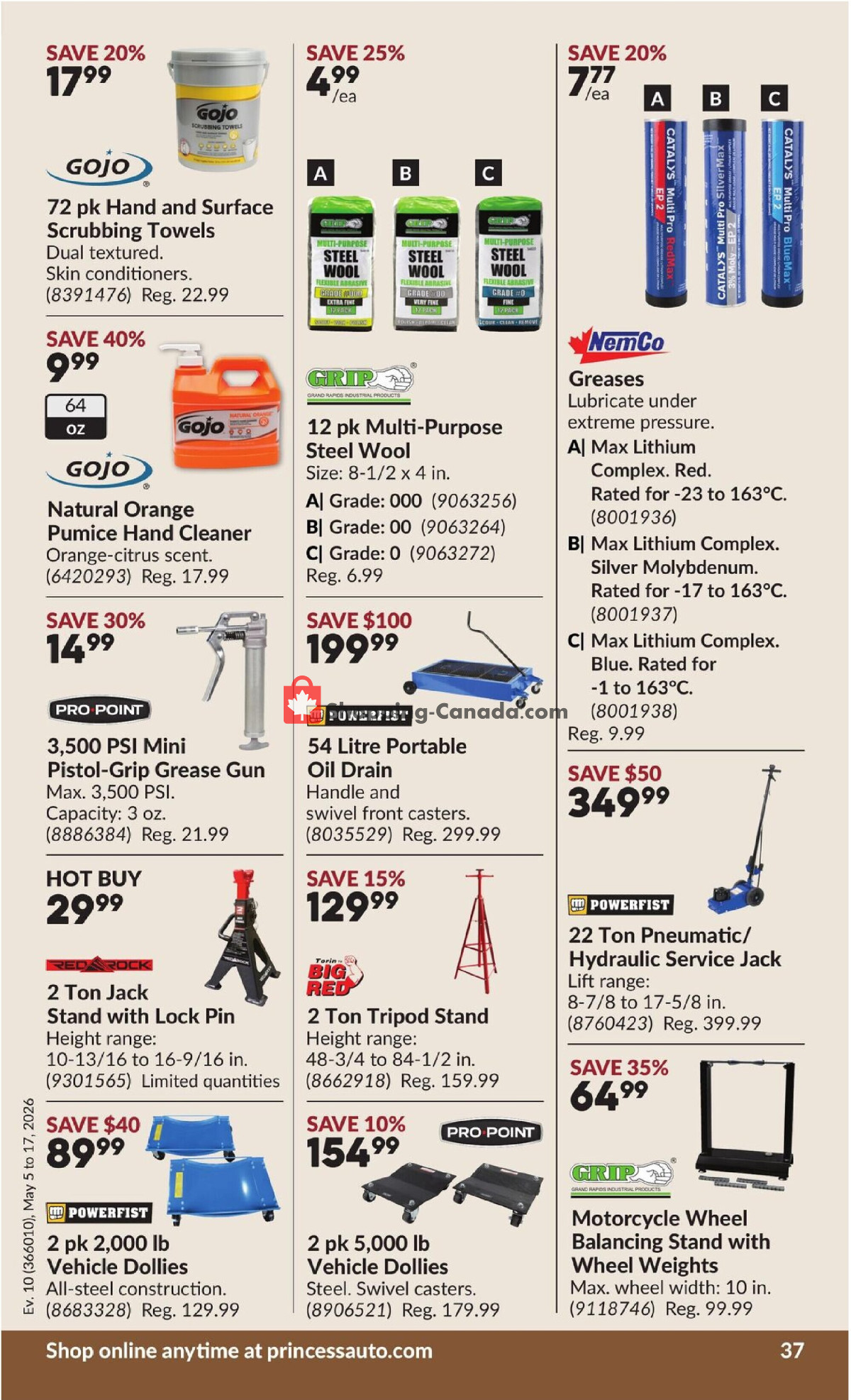 Princess Auto flyer from Tuesday May 5, 2026 to Sunday May 17, 2026 - page 43