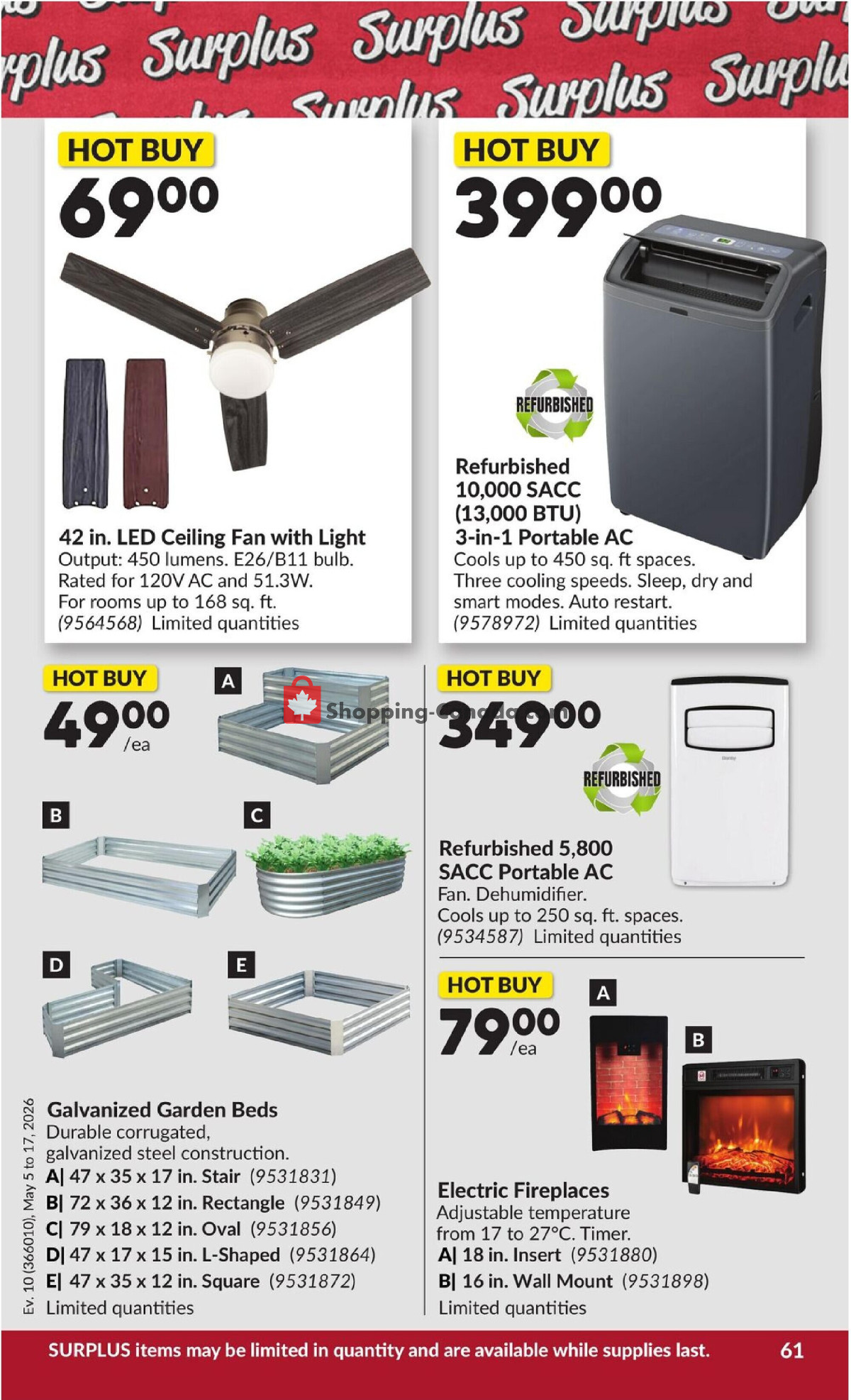 Princess Auto flyer from Tuesday May 5, 2026 to Sunday May 17, 2026 - page 67