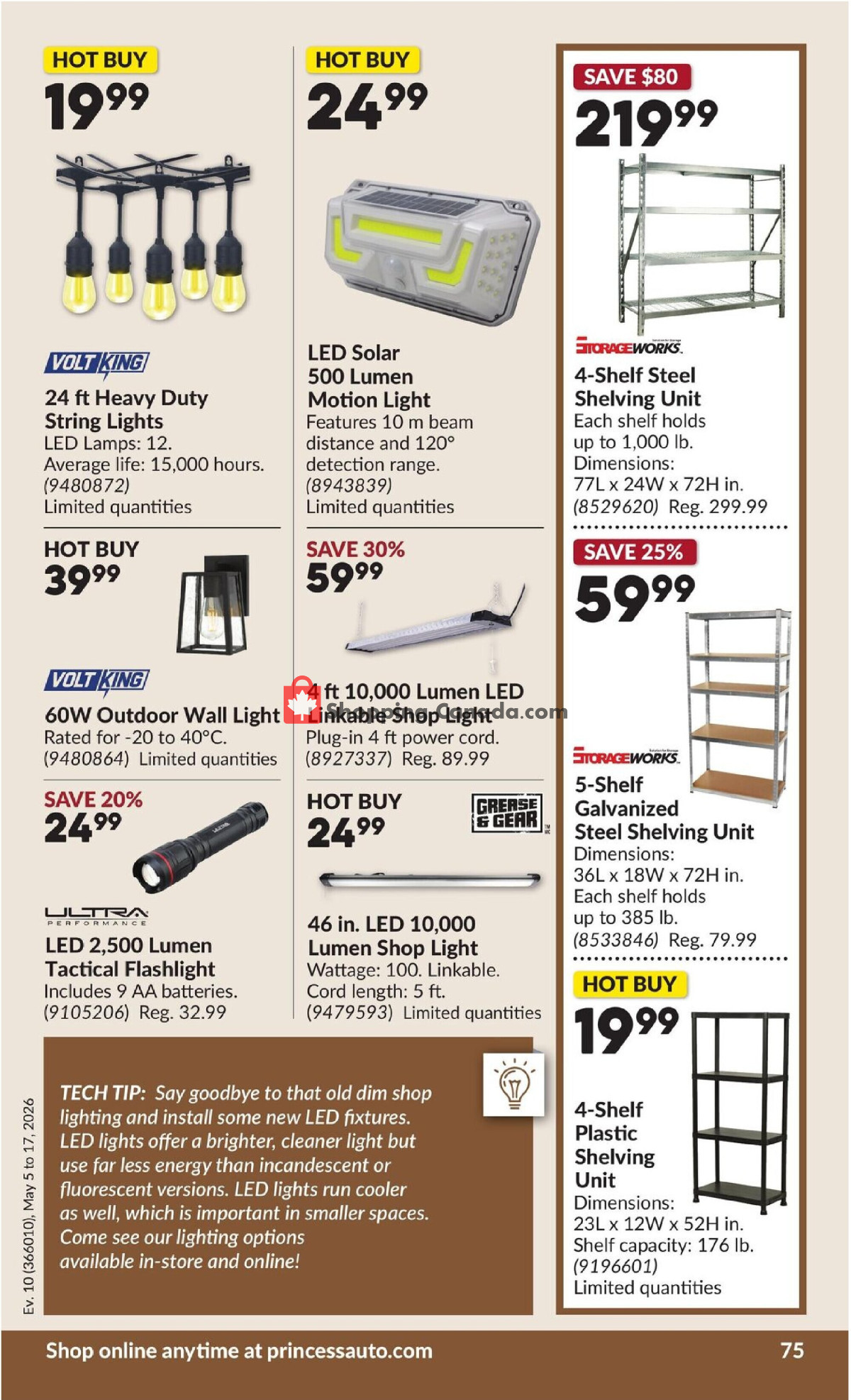 Princess Auto flyer from Tuesday May 5, 2026 to Sunday May 17, 2026 - page 81