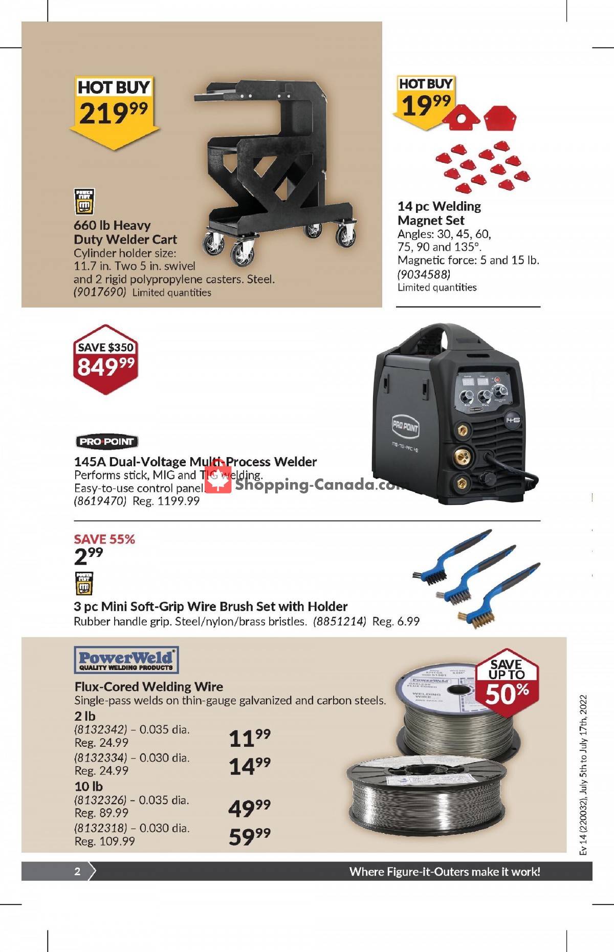 Princess Auto Canada, flyer (Products For Summer Projects ON) July