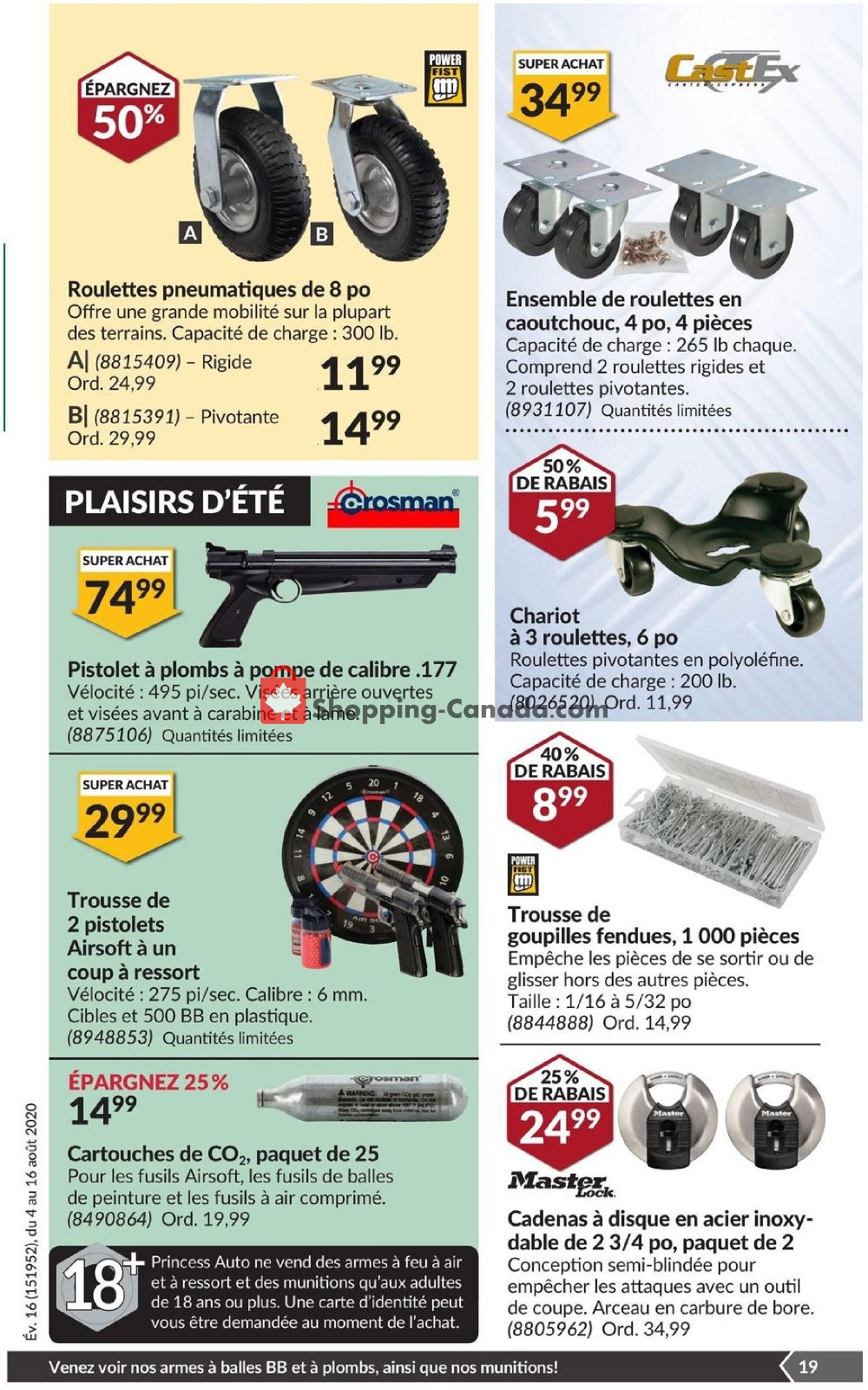 Princess Auto flyer from Tuesday August 4, 2020 to Sunday August 16, 2020 - page 25
