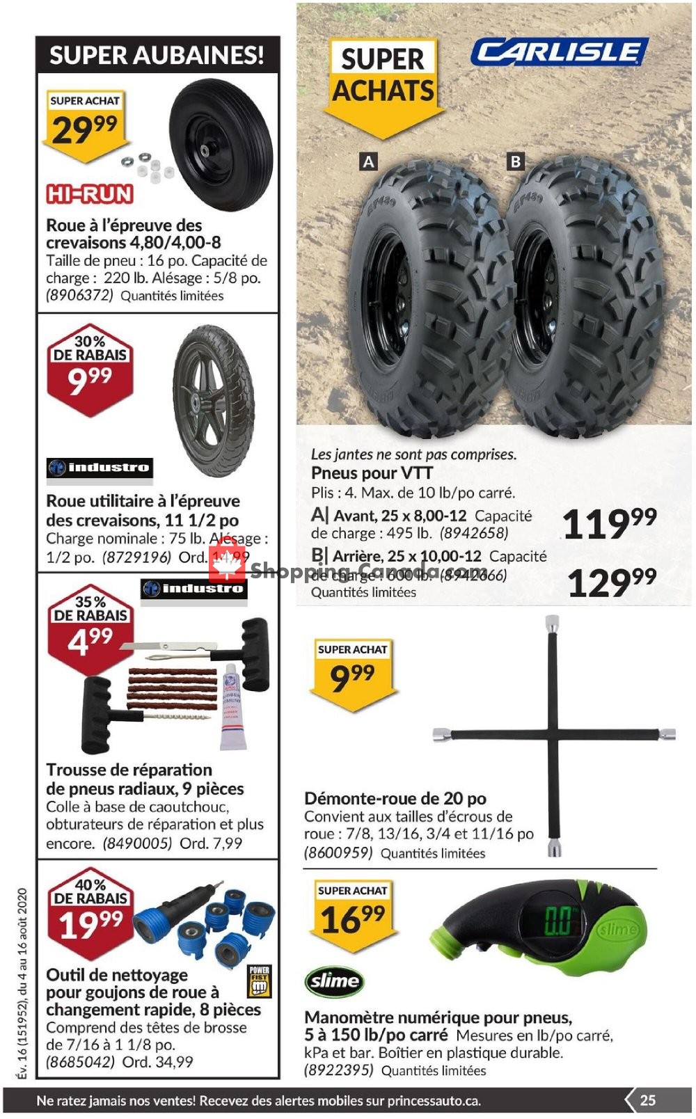 Princess Auto flyer from Tuesday August 4, 2020 to Sunday August 16, 2020 - page 31
