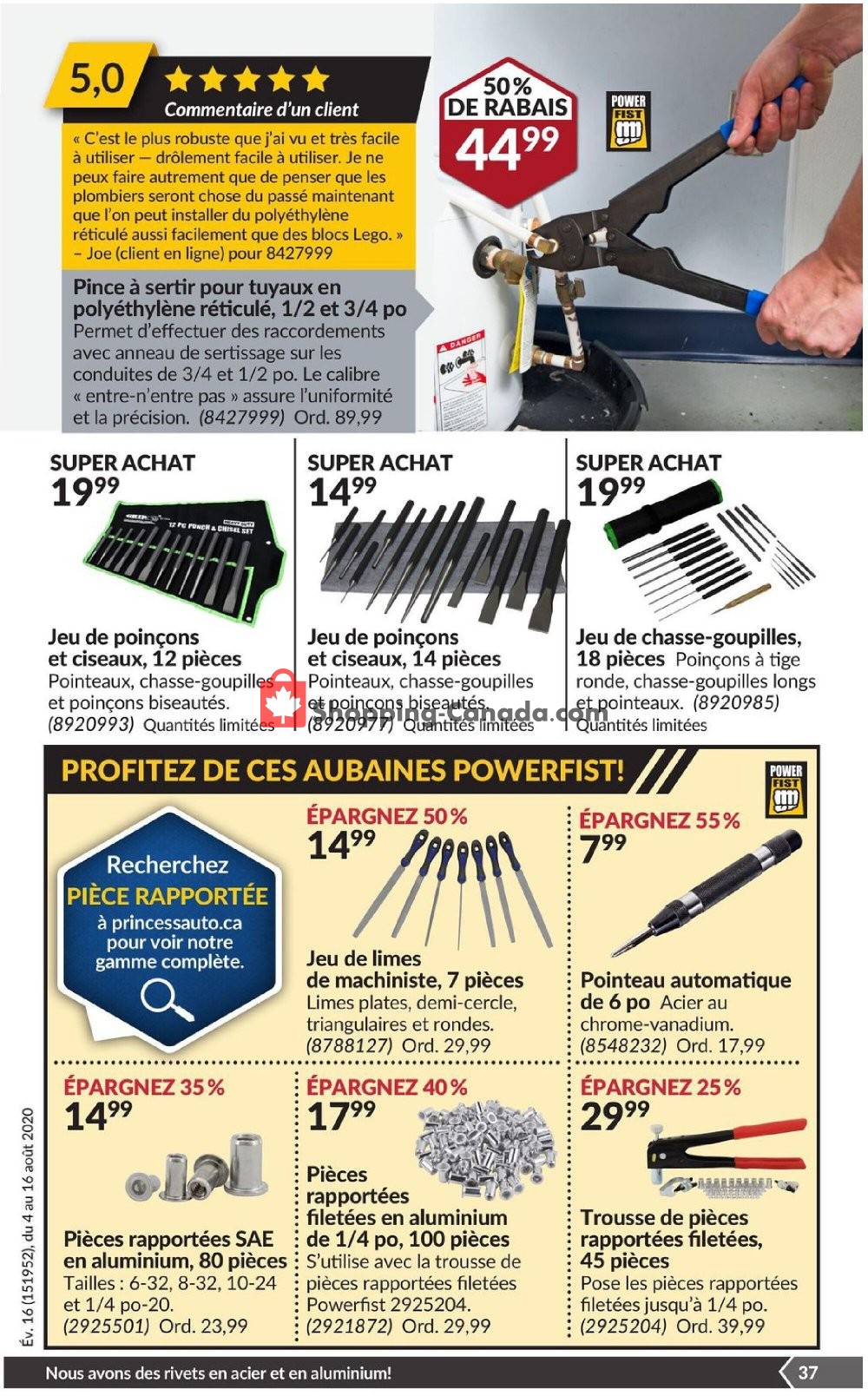 Princess Auto flyer from Tuesday August 4, 2020 to Sunday August 16, 2020 - page 43