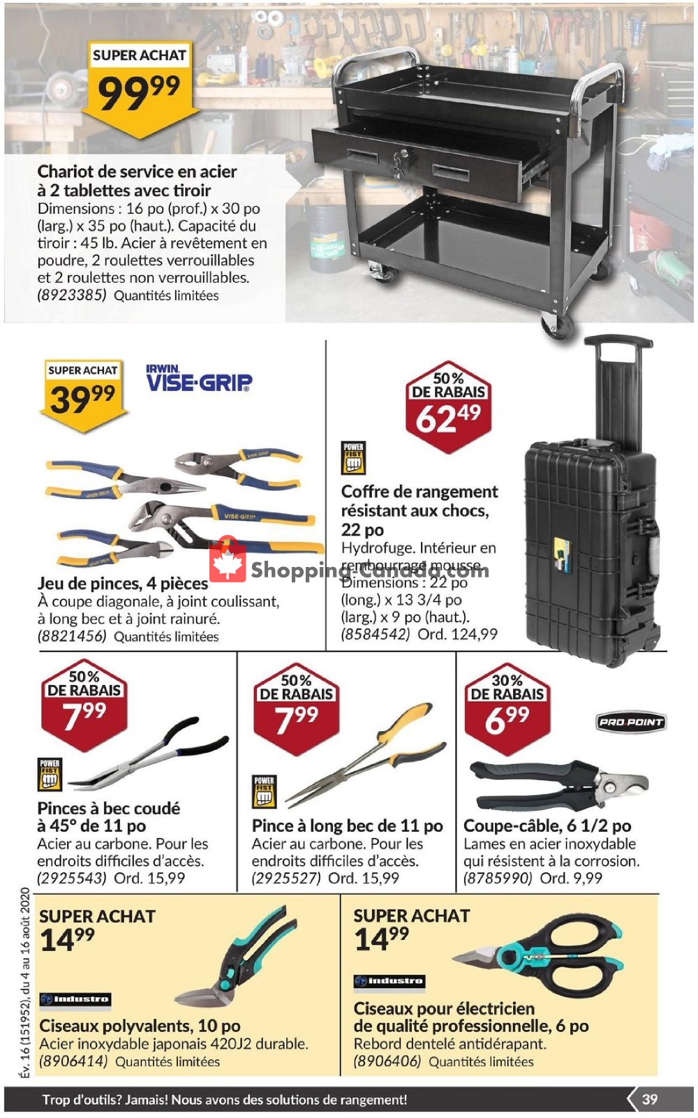 Princess Auto flyer from Tuesday August 4, 2020 to Sunday August 16, 2020 - page 45