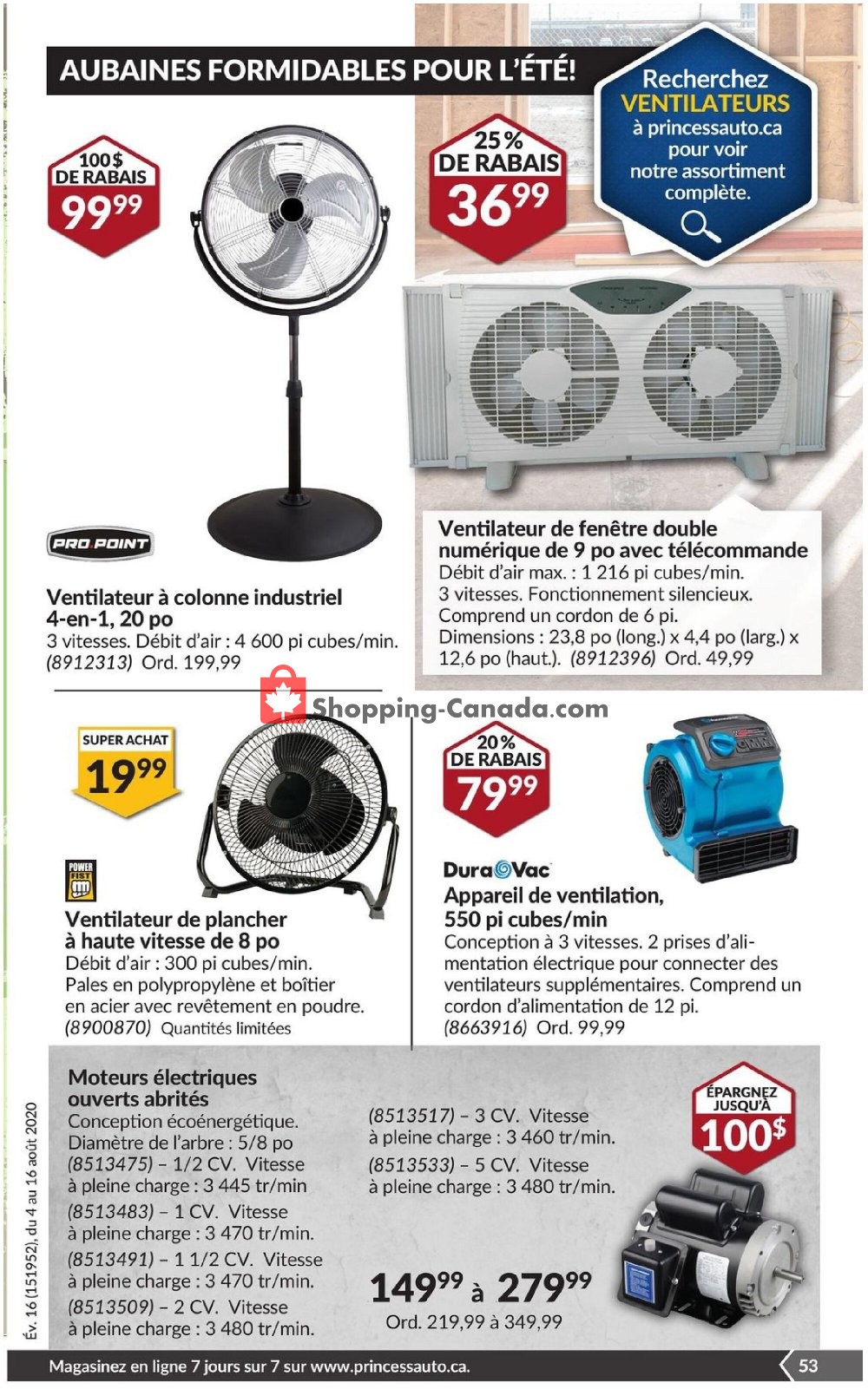 Princess Auto flyer from Tuesday August 4, 2020 to Sunday August 16, 2020 - page 59