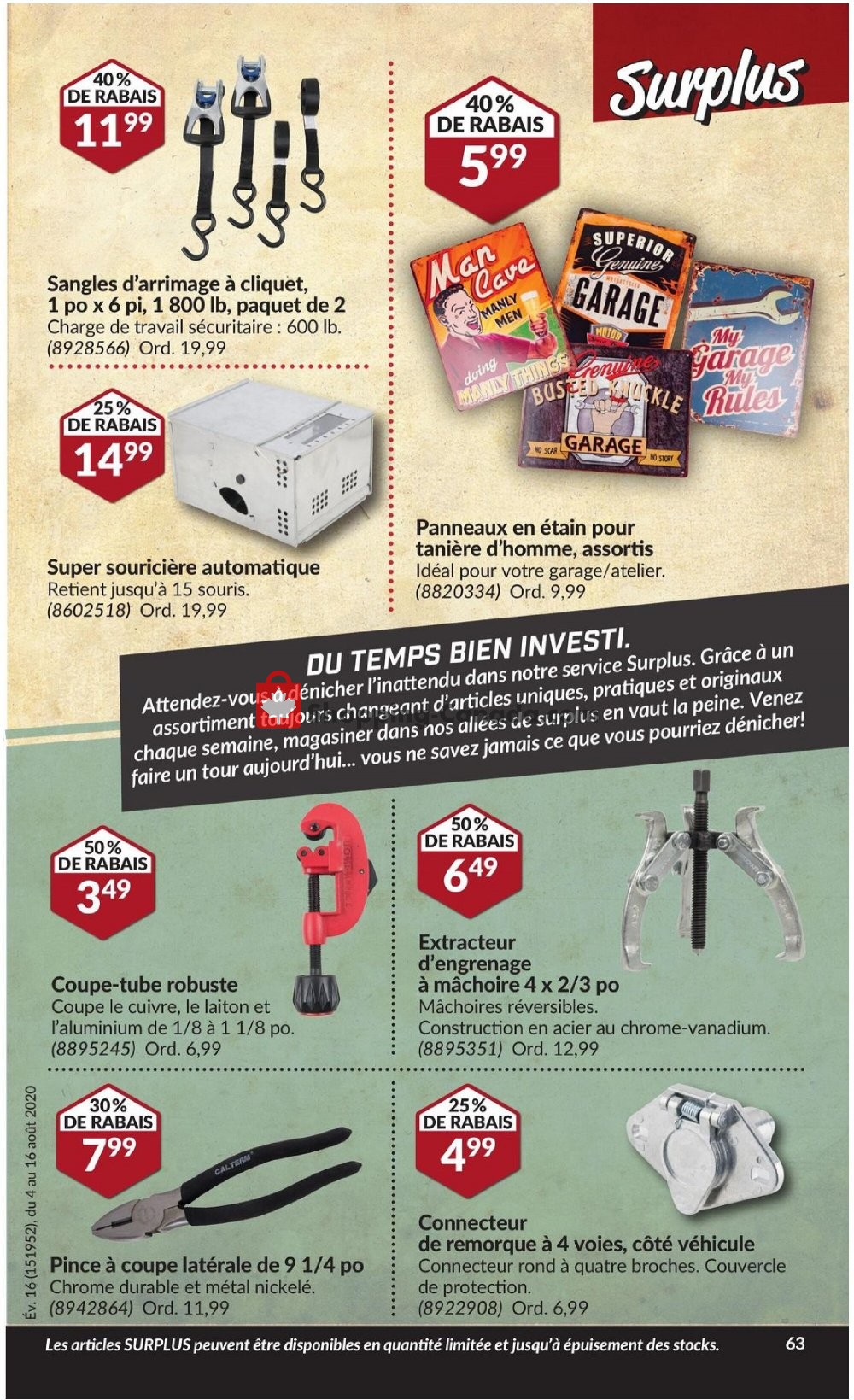 Princess Auto flyer from Tuesday August 4, 2020 to Sunday August 16, 2020 - page 69