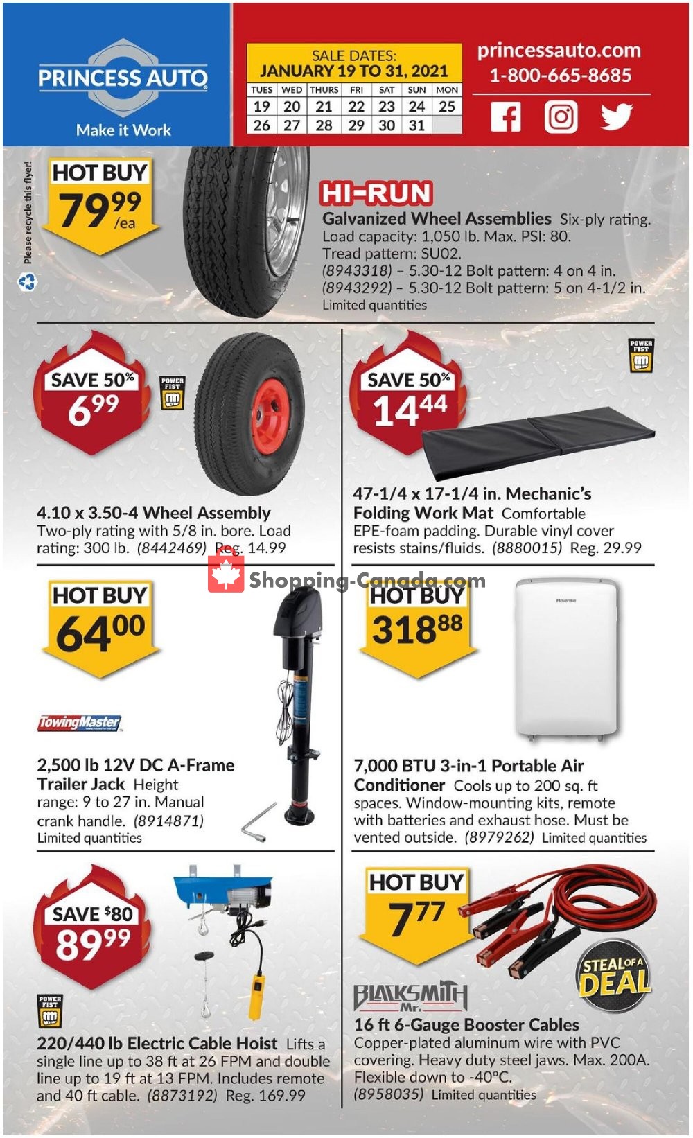 Princess Auto flyer from Tuesday January 19, 2021 to Sunday January 31, 2021 - page 2